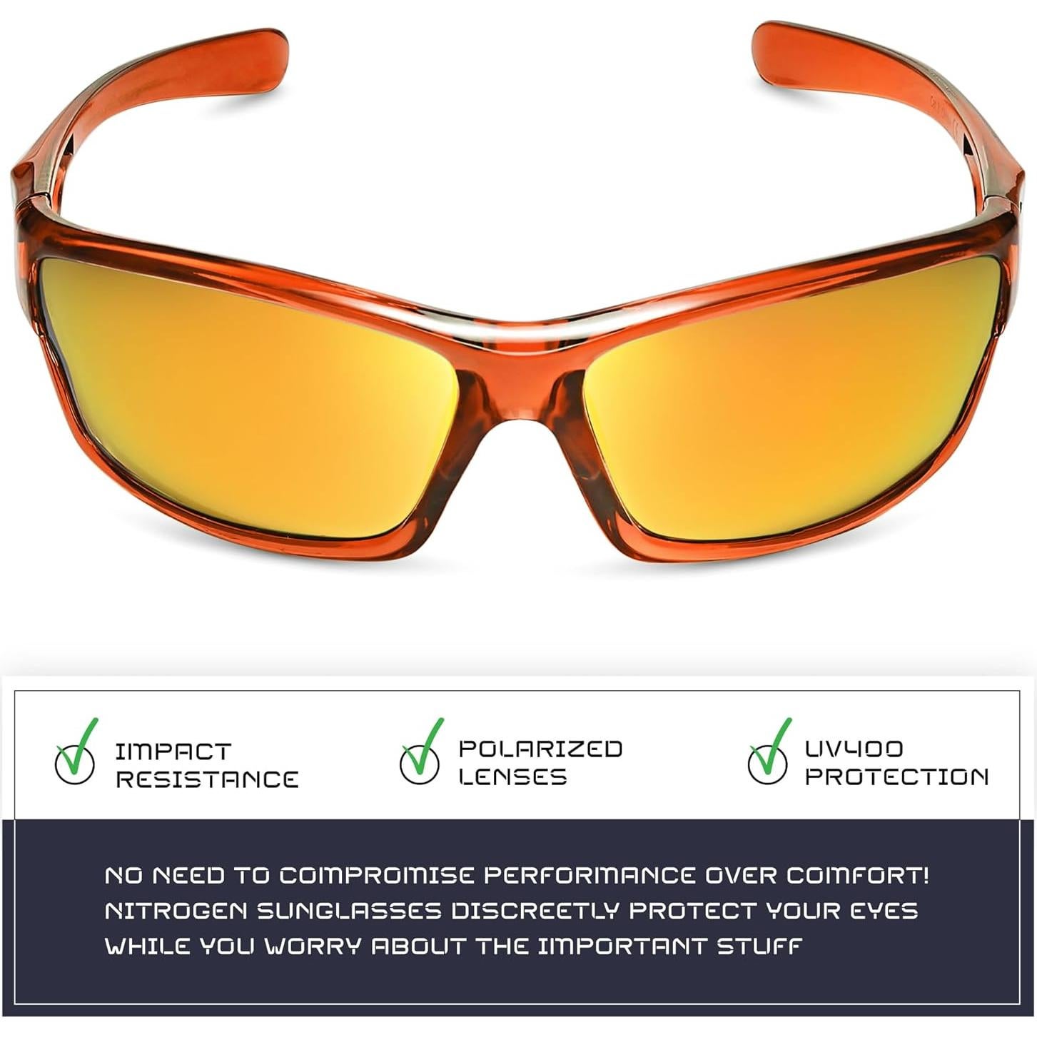 Gafas de sol deportivas Nitrogen polarizadas UV400 unisex