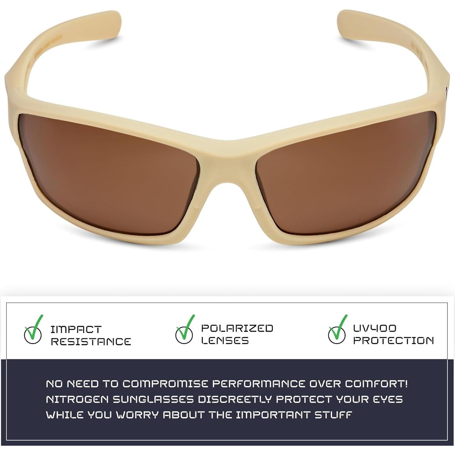 Gafas de sol deportivas Nitrogen polarizadas UV400 unisex