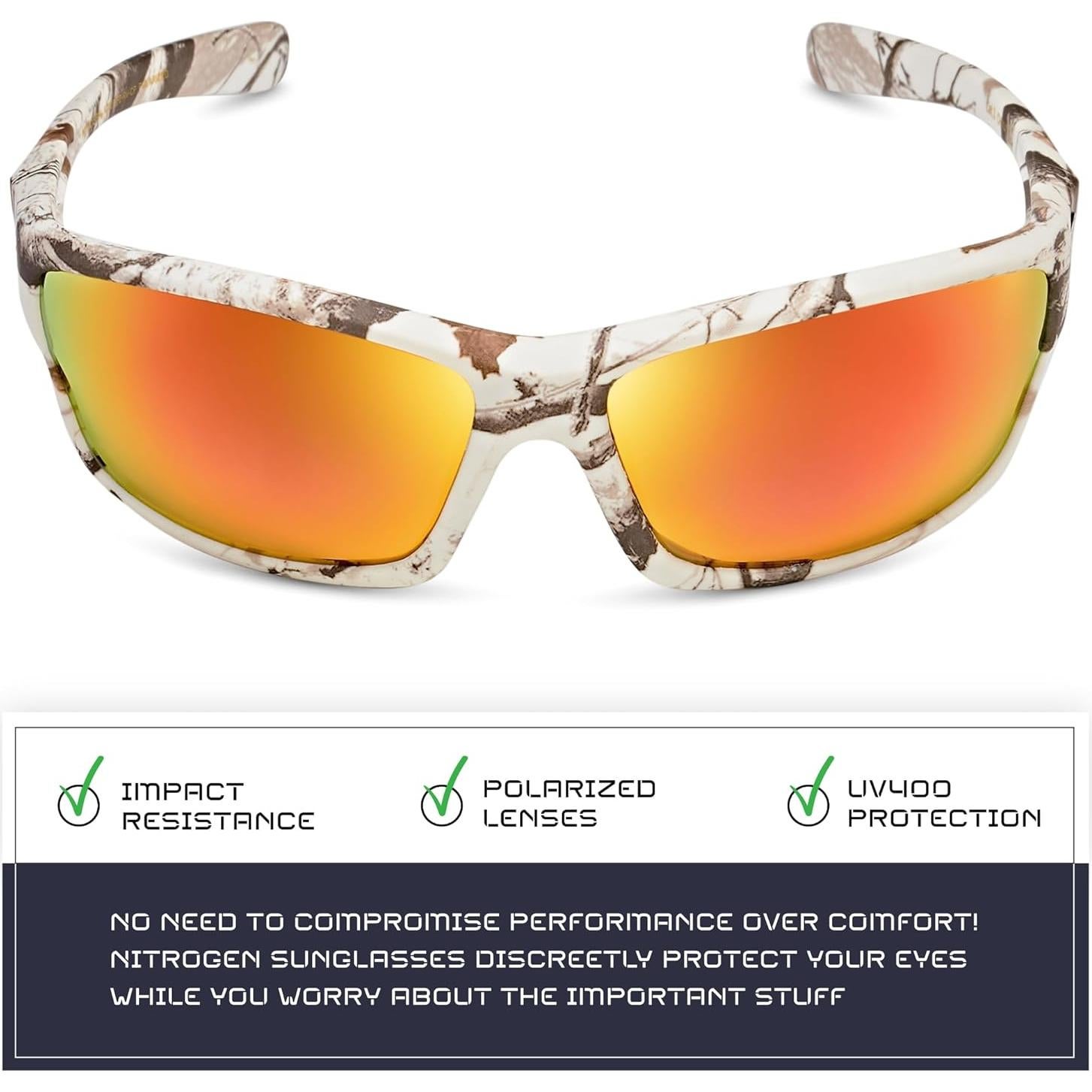 Gafas de sol deportivas Nitrogen polarizadas UV400 unisex