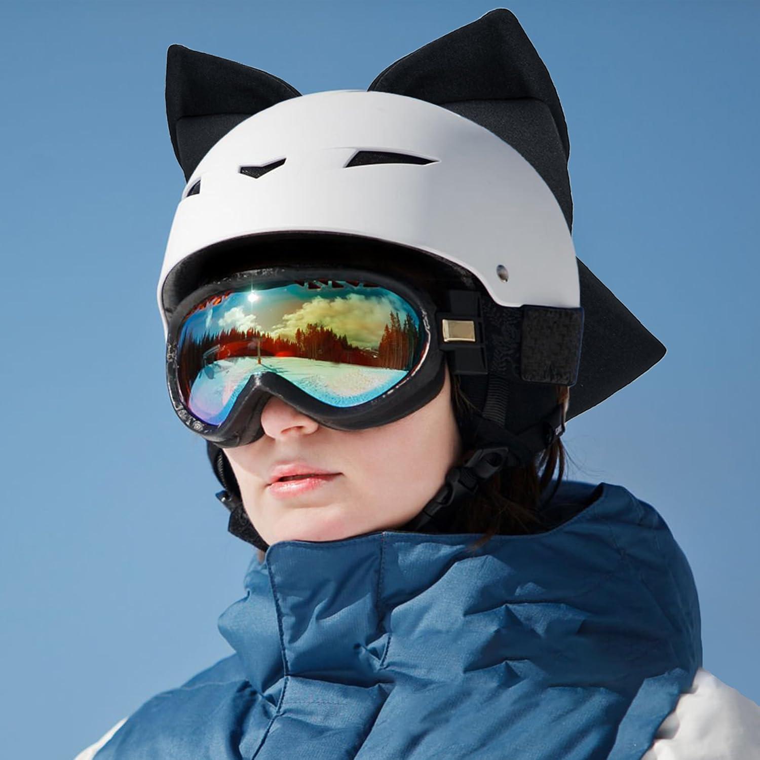 Moño de Tela BuleVina Negro para Casco de Motocicleta y Bicicleta