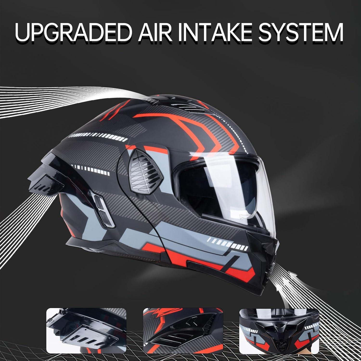 Casco Modular Integral AceRide KYE-hel Mediano Negro Mate