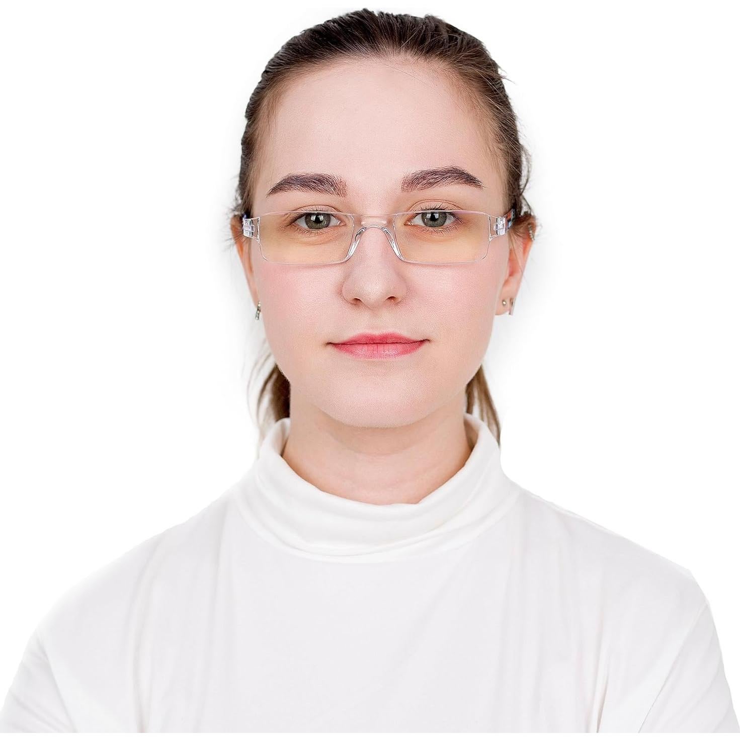 LifeArt 2/4 Pairs Reading Glasses, Blue Light Blocking Glasses, Computer Glasses for Men and Women, Rectangle Eyewear Frame