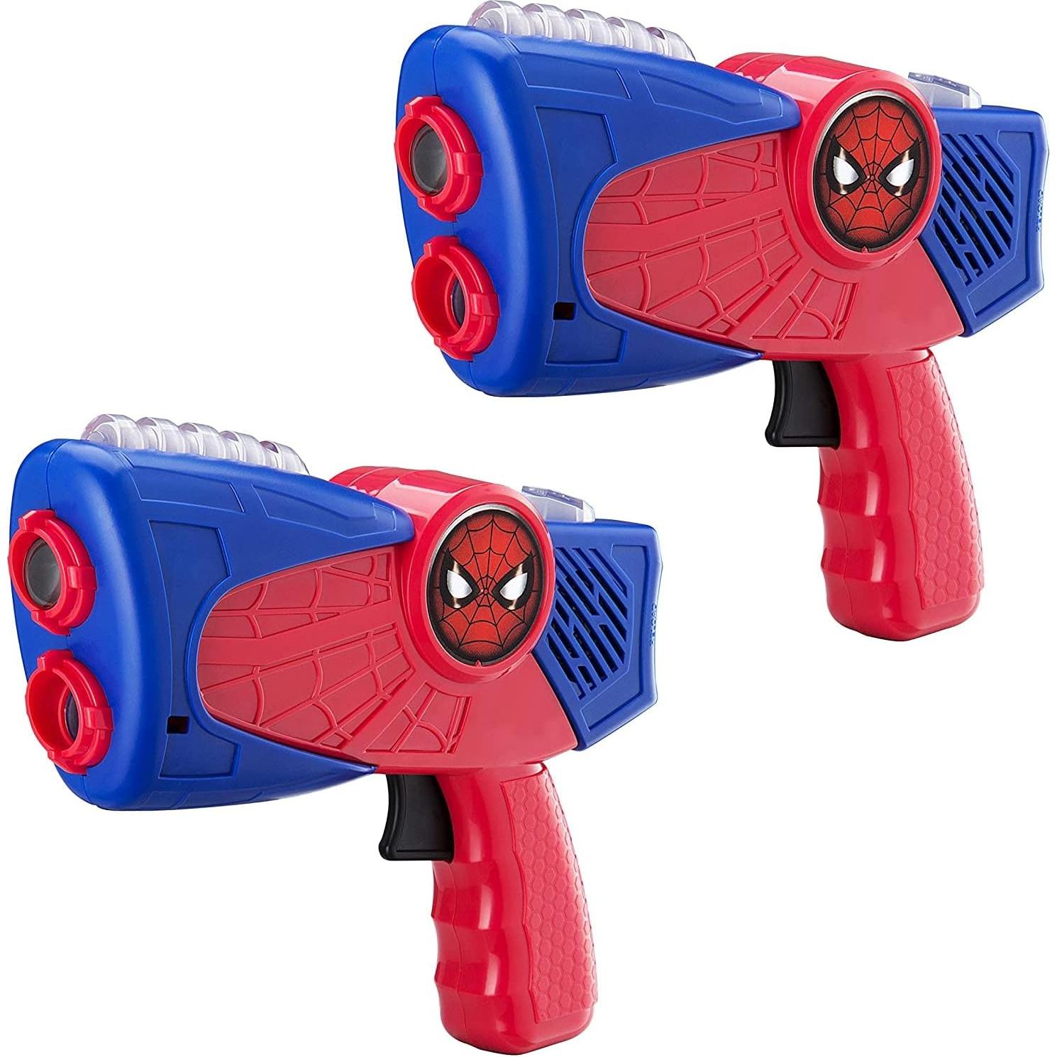 Blaster Laser Tag eKids Spiderman para Niños - 3 Modos, 30m Alcance