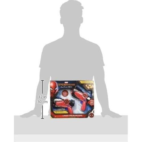 Blaster Laser Tag eKids Spiderman para Niños - 3 Modos, 30m Alcance