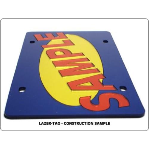 Placa de Licencia Acrílica Eurosport Daytona 30x15 cm