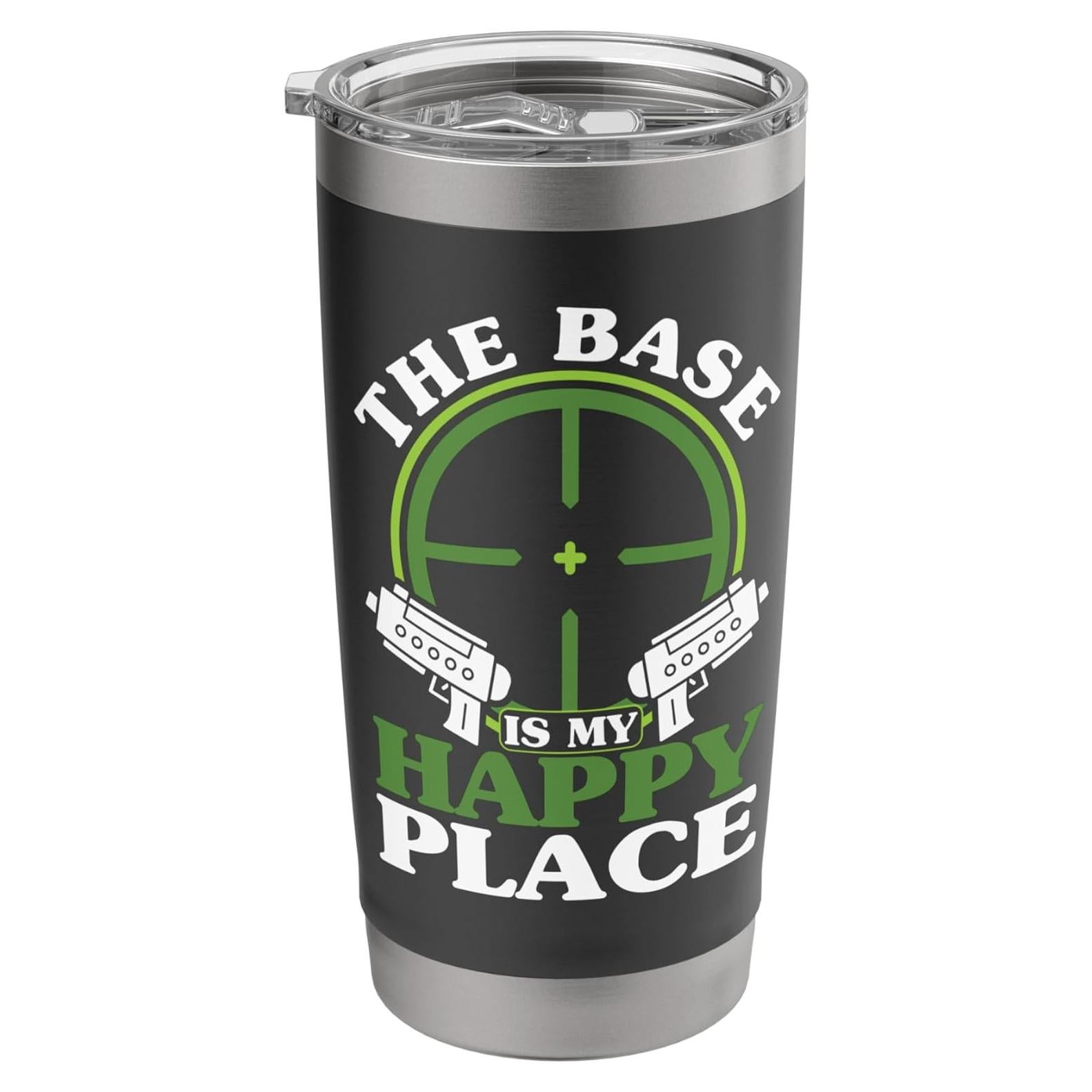 Vaso Aislado de Acero Inoxidable 20 oz Favores de Fiesta Laser Tag