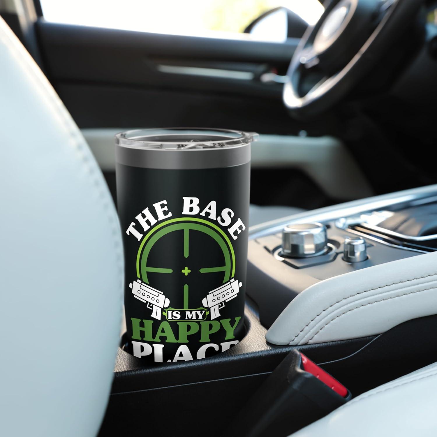 Vaso Aislado de Acero Inoxidable 20 oz Favores de Fiesta Laser Tag