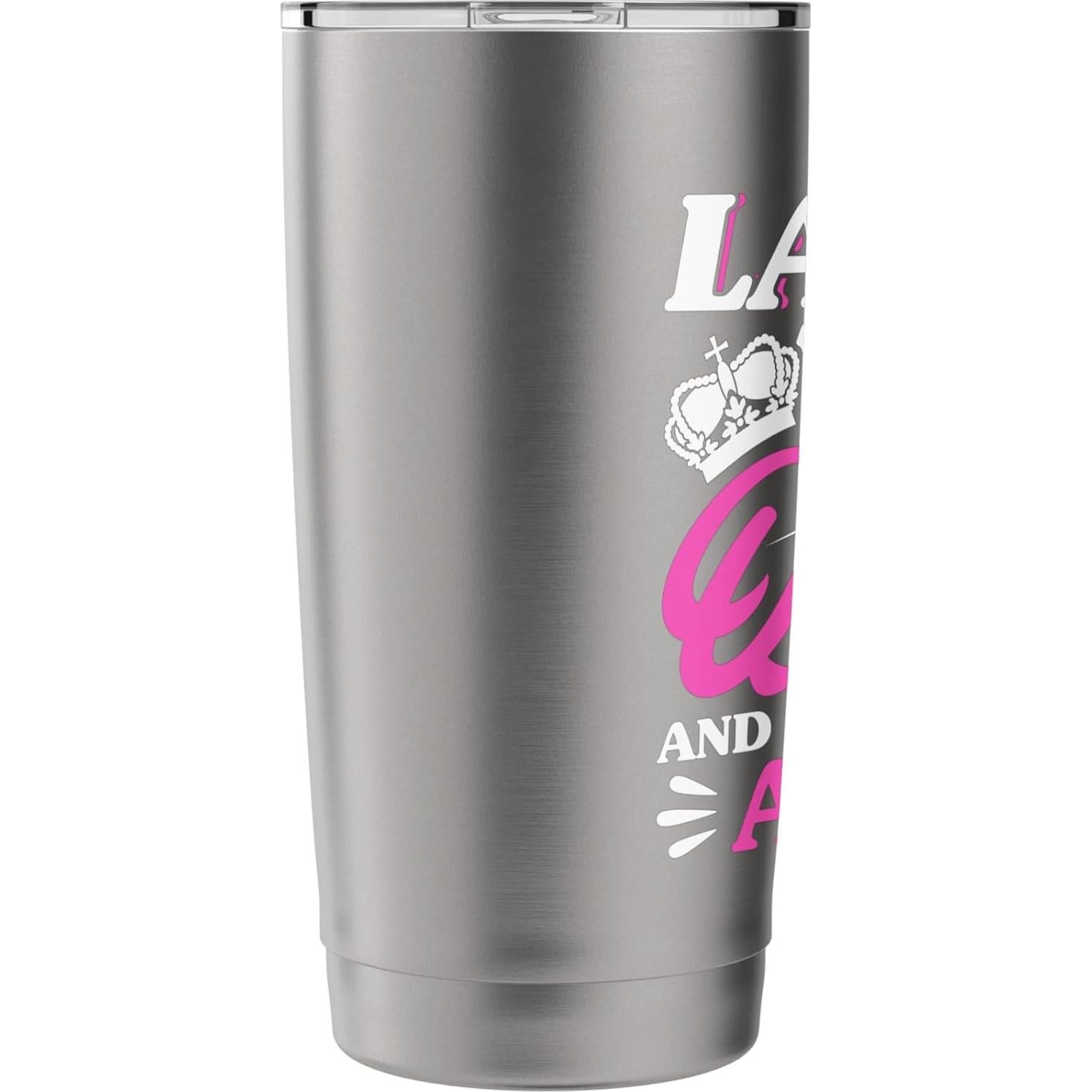 Vaso Aislado de Acero Inoxidable 20 oz - Laser Tag Reina Elegante