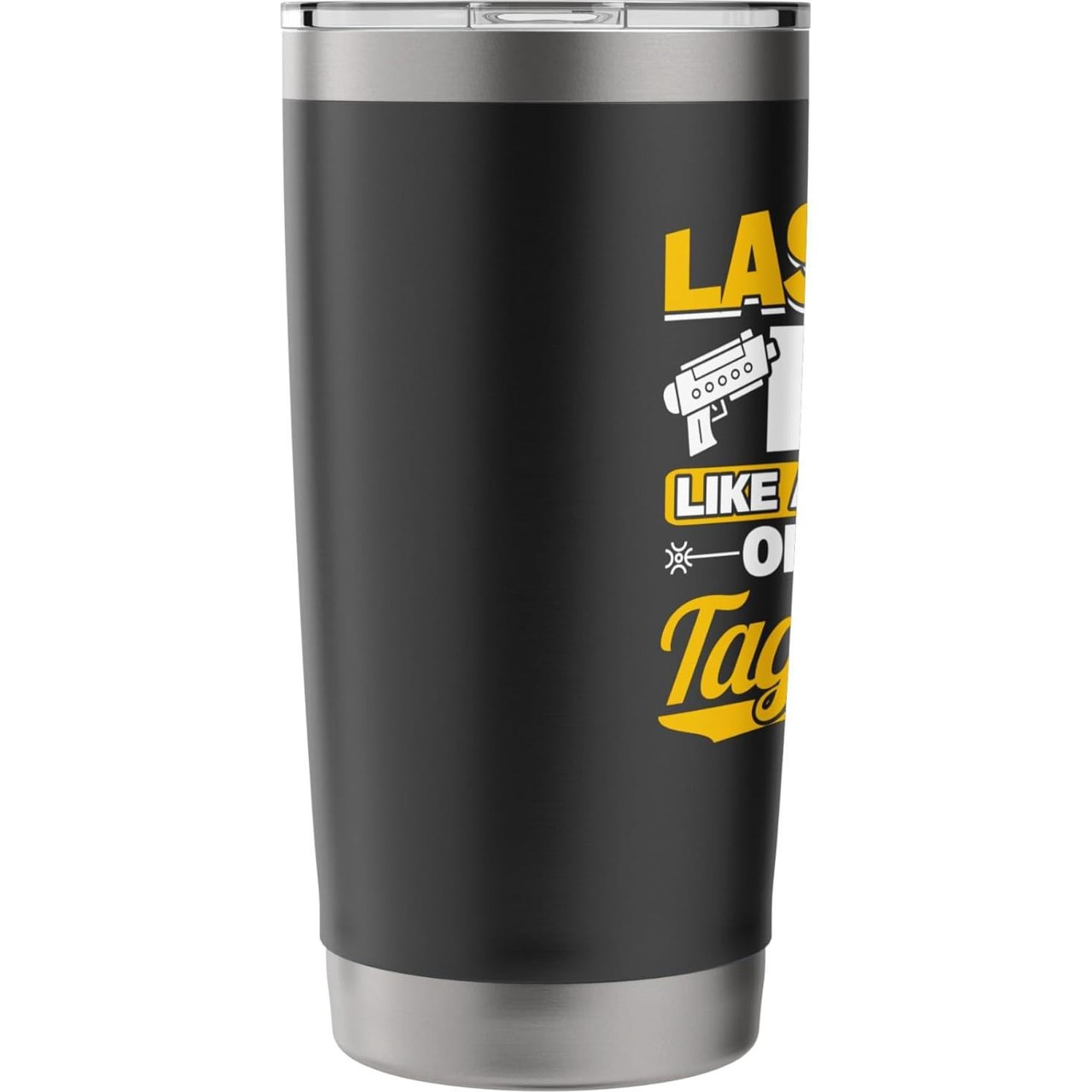 Juego de Laser Tag Papá - Vaso Acero Inoxidable 20 oz Aislado