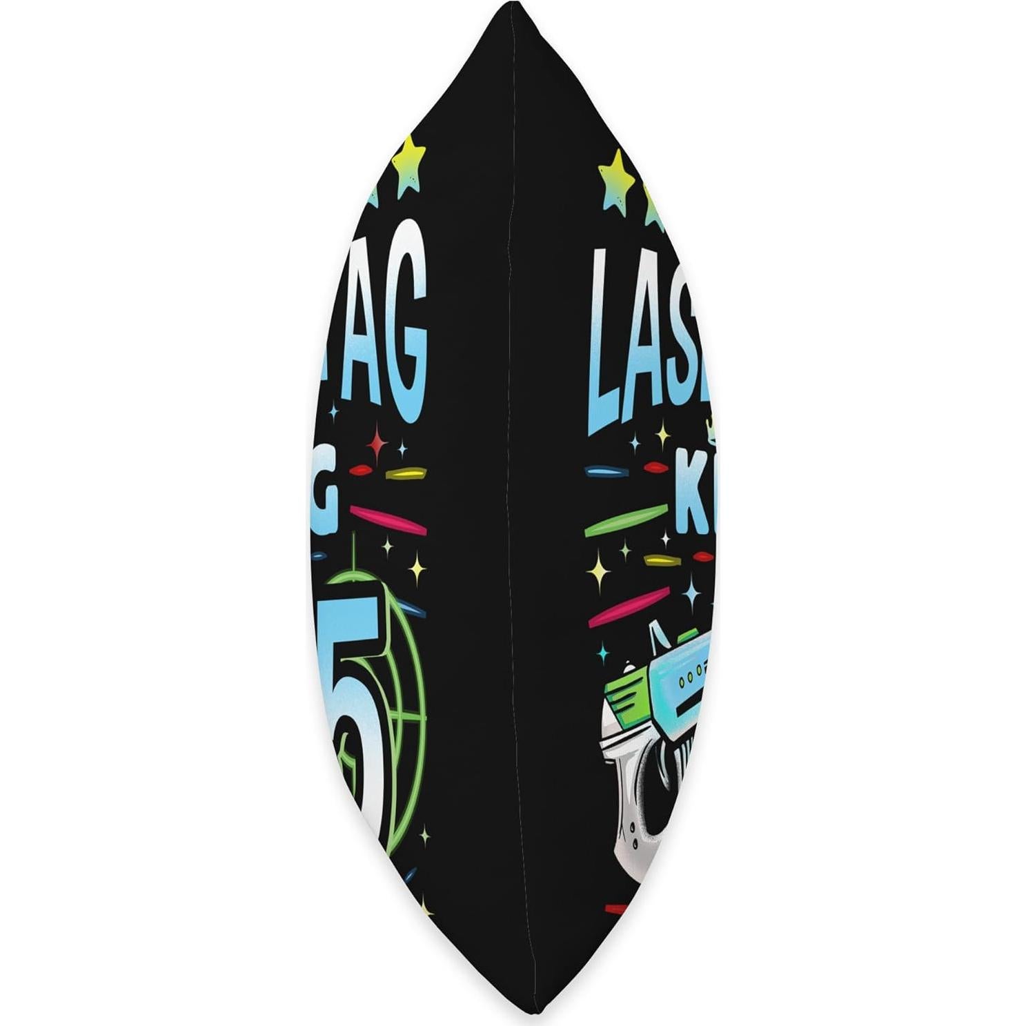 Almohada de Lanzamiento Rey del Laser Tag 18x18 Cool Game Player