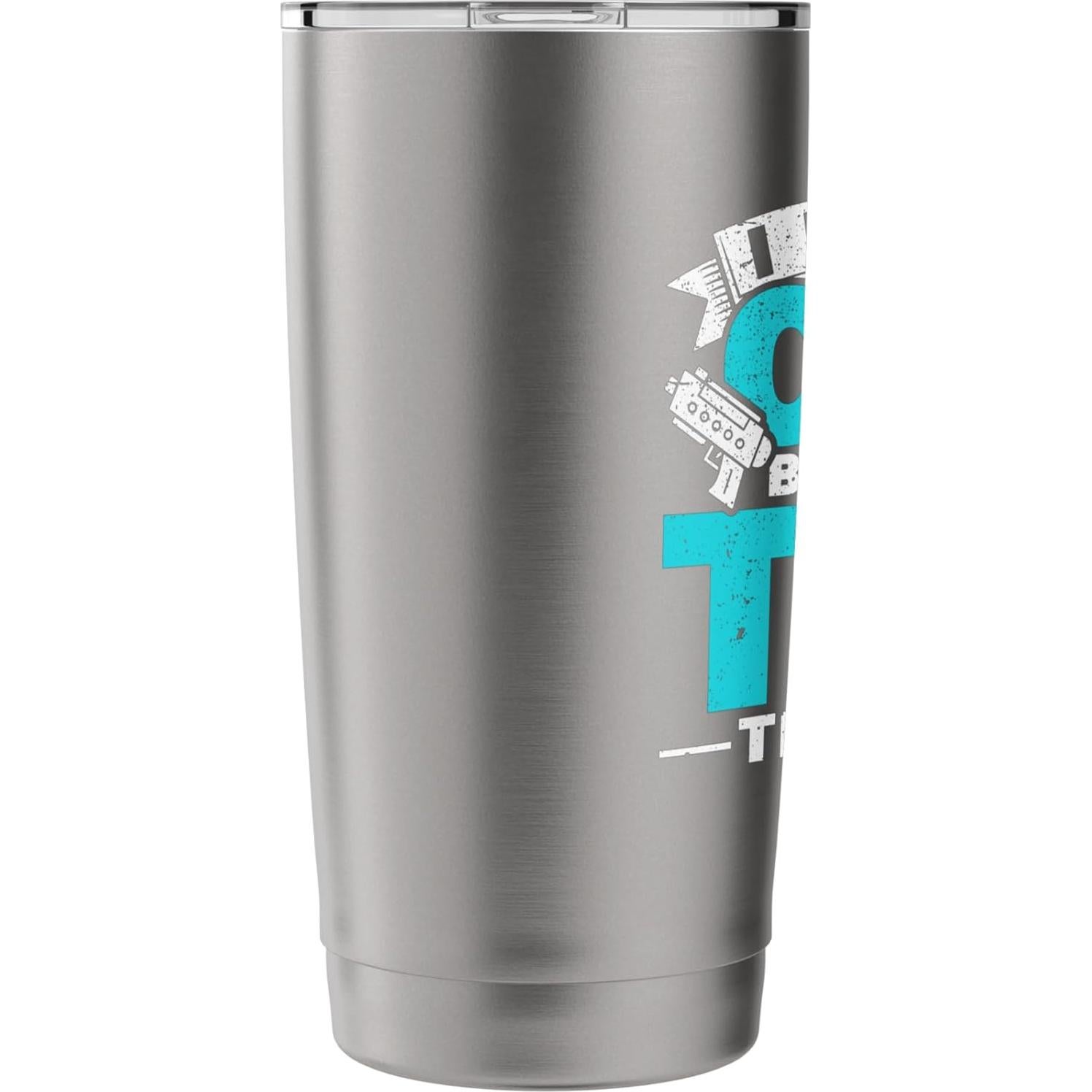 Vaso Aislado de Acero Inoxidable 20 oz - Laser Tag Fiesta