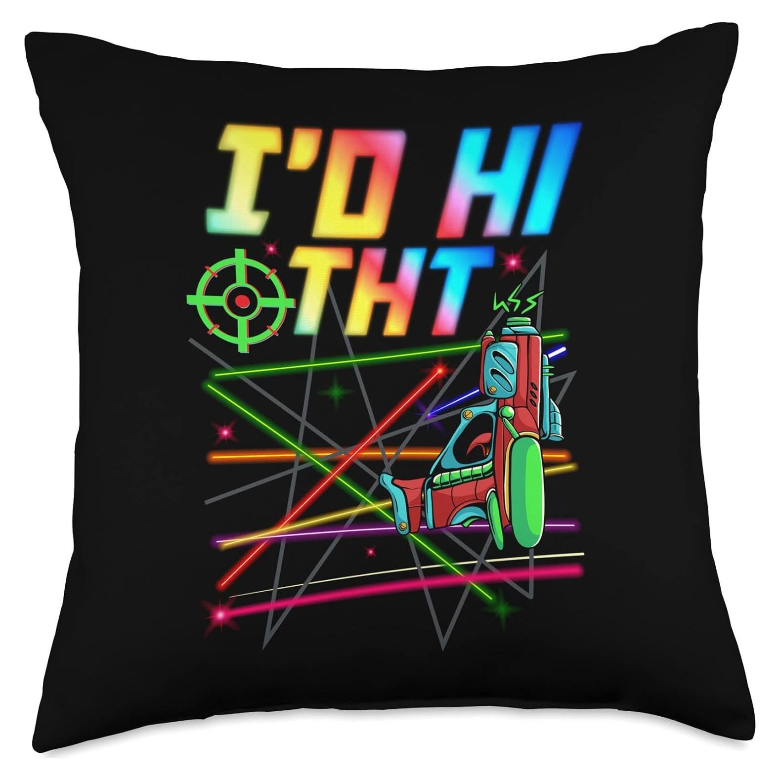 Almohada de Lanzamiento Lazer Tag Colección Divertida 45x45cm