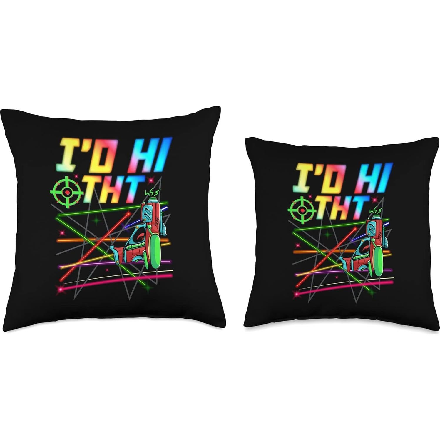 Almohada de Lanzamiento Lazer Tag Colección Divertida 45x45cm