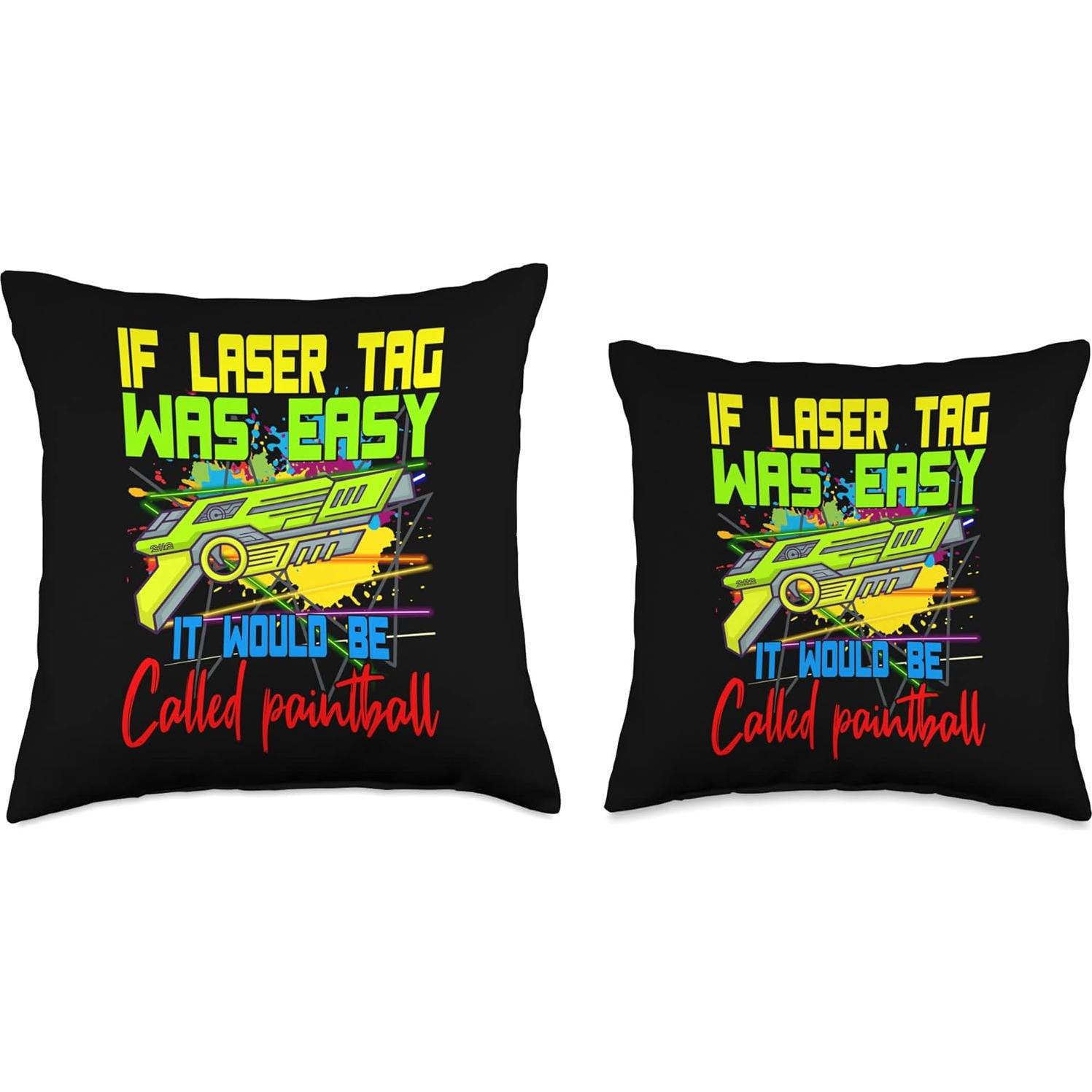 Cojín de Lanzamiento Lazer Tag Colección Divertidos 45x45 cm