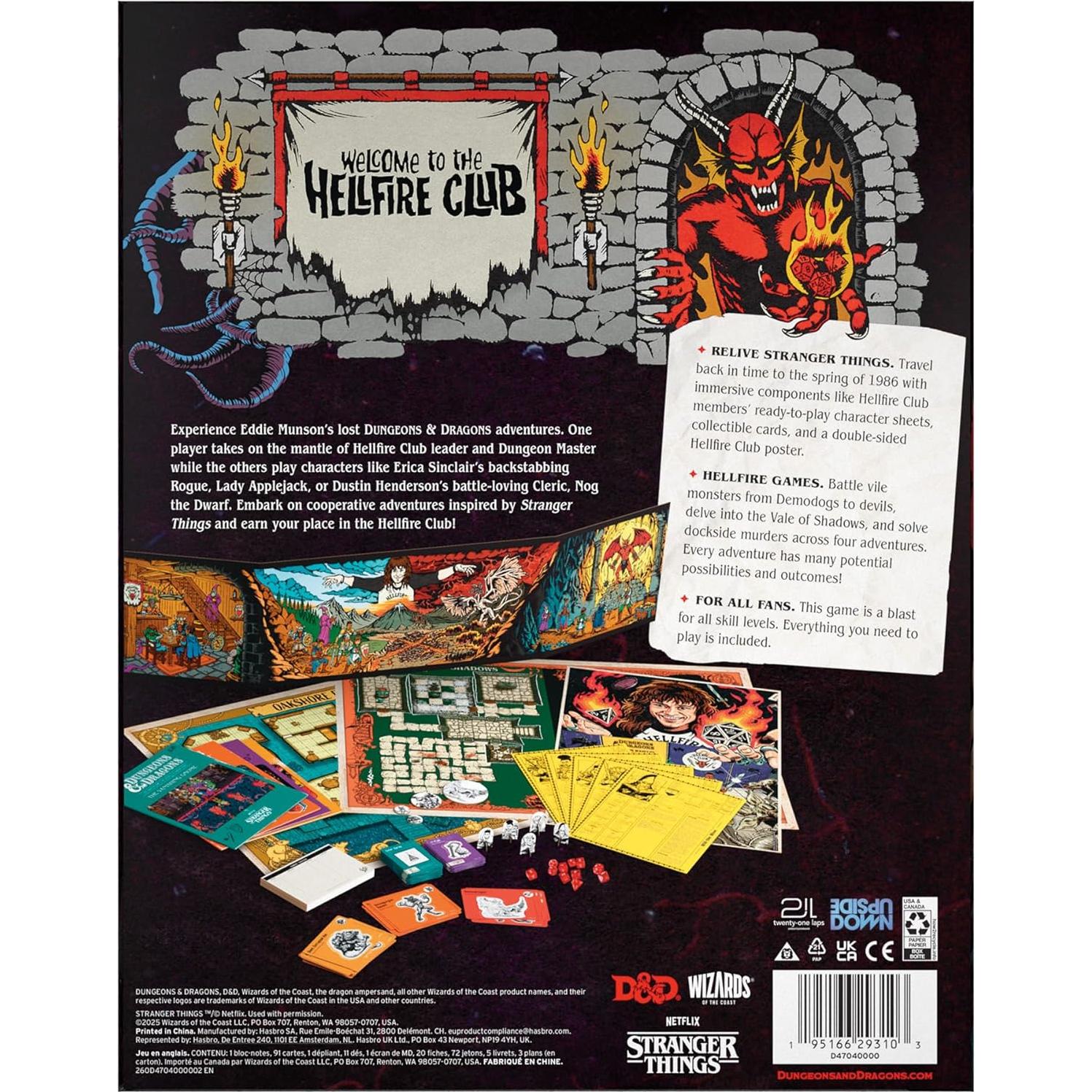 Juego de Aventura Dungeons & Dragons Hellfire Club - Wizards of the Coast