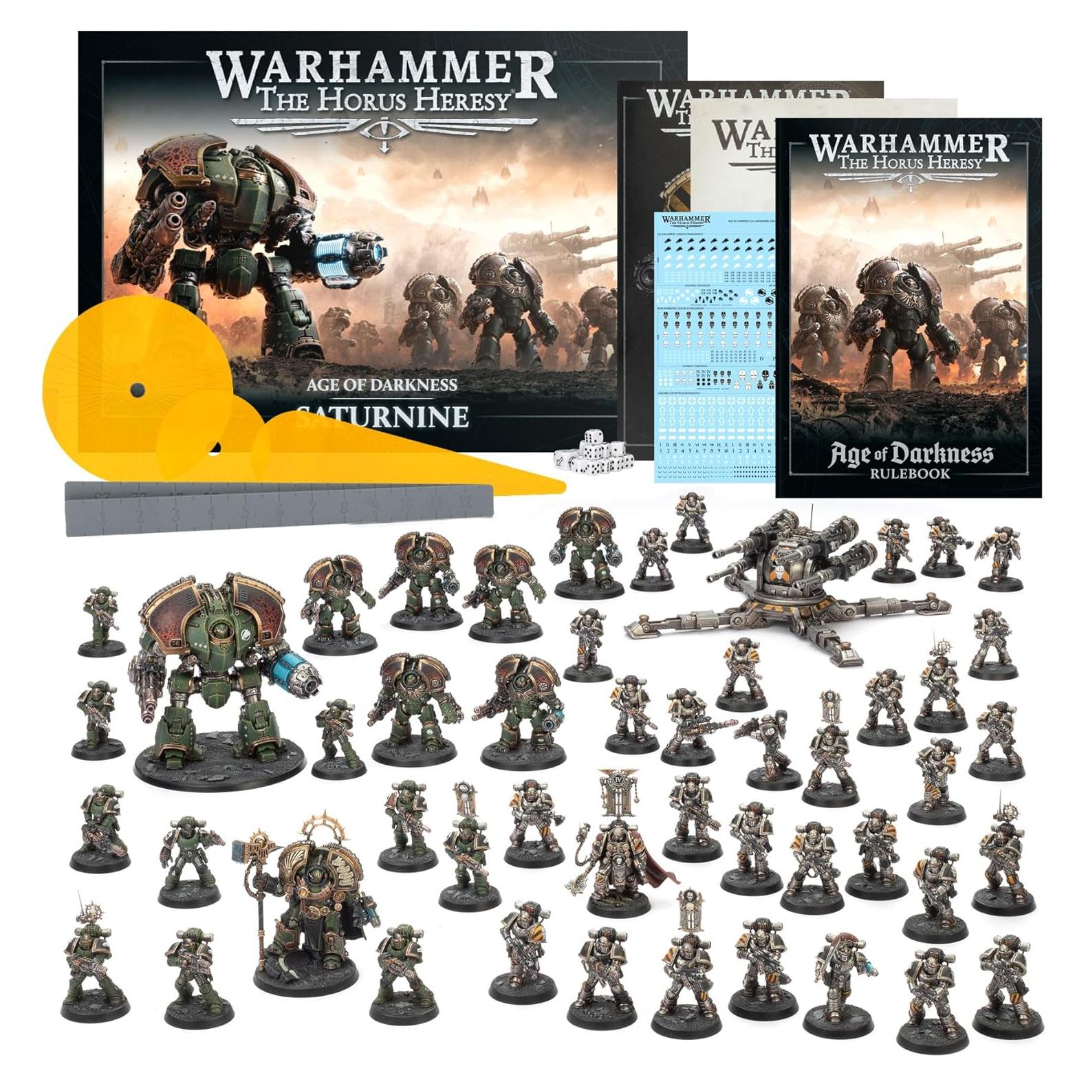 Warhammer La Herejía de Horus Saturnine - 50 Miniaturas
