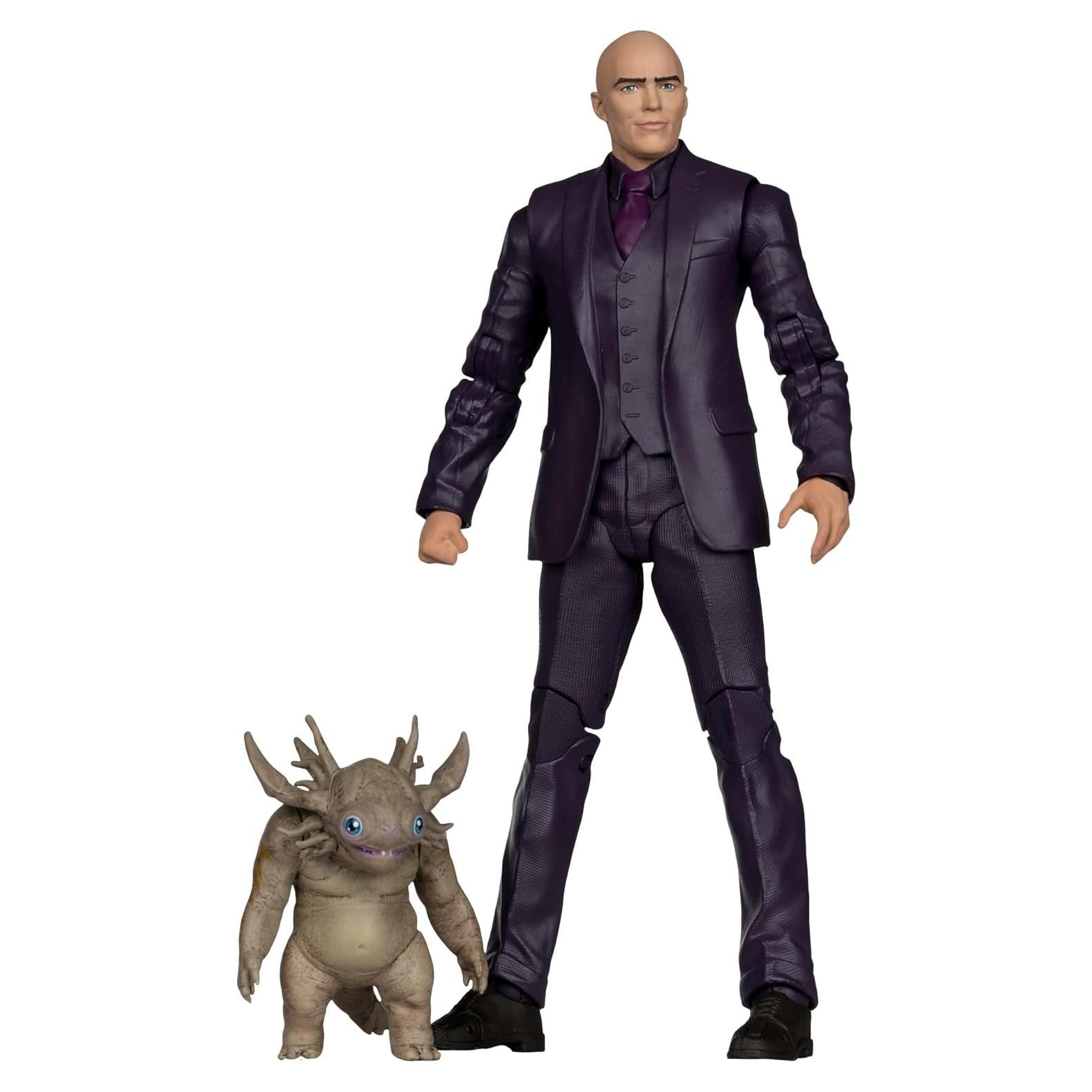 Figura de acción Lex Luthor y Baby Kaiju McFarlane 18 cm