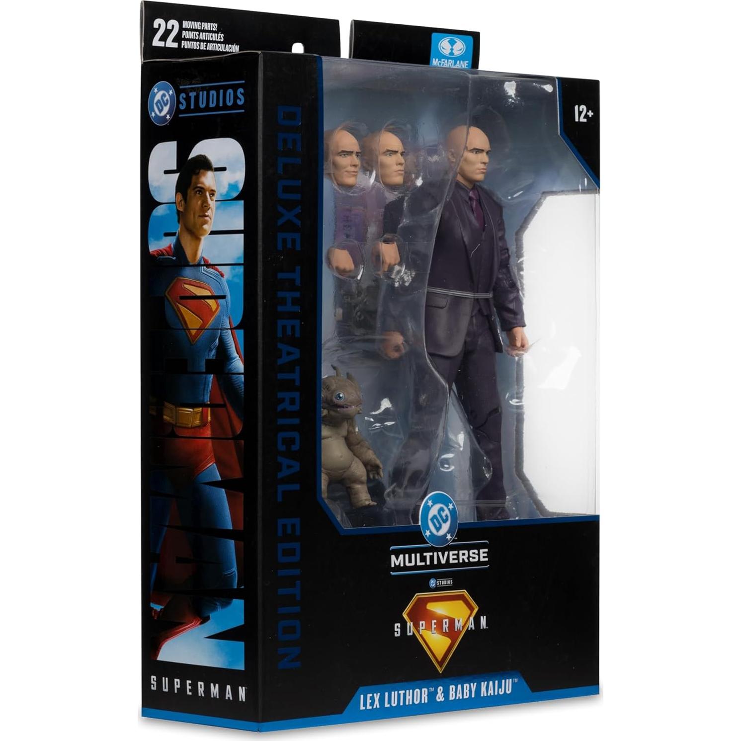 Figura de acción Lex Luthor y Baby Kaiju McFarlane 18 cm