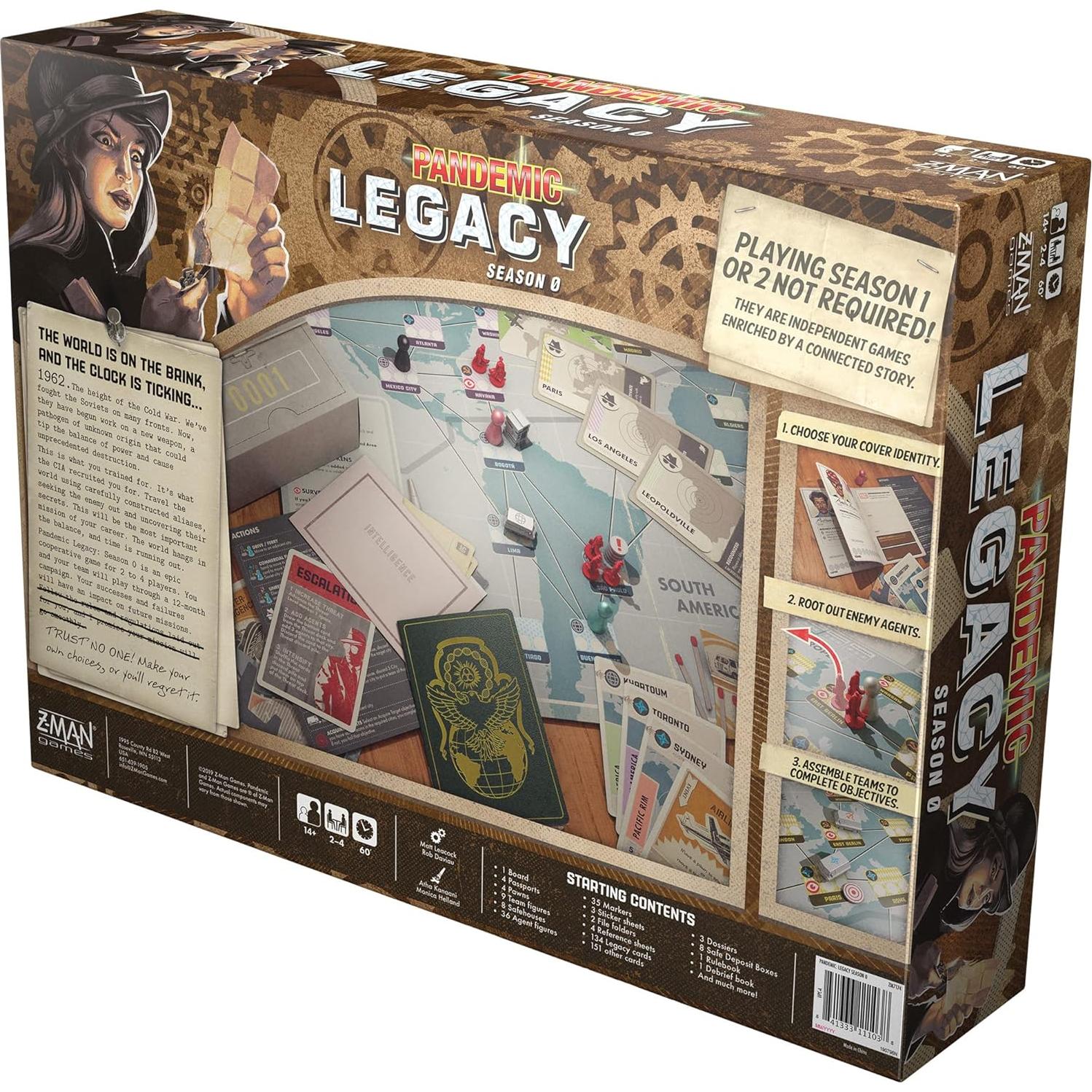 Pandemic Legacy Temporada 0 - Juego de Mesa Z-Man Games