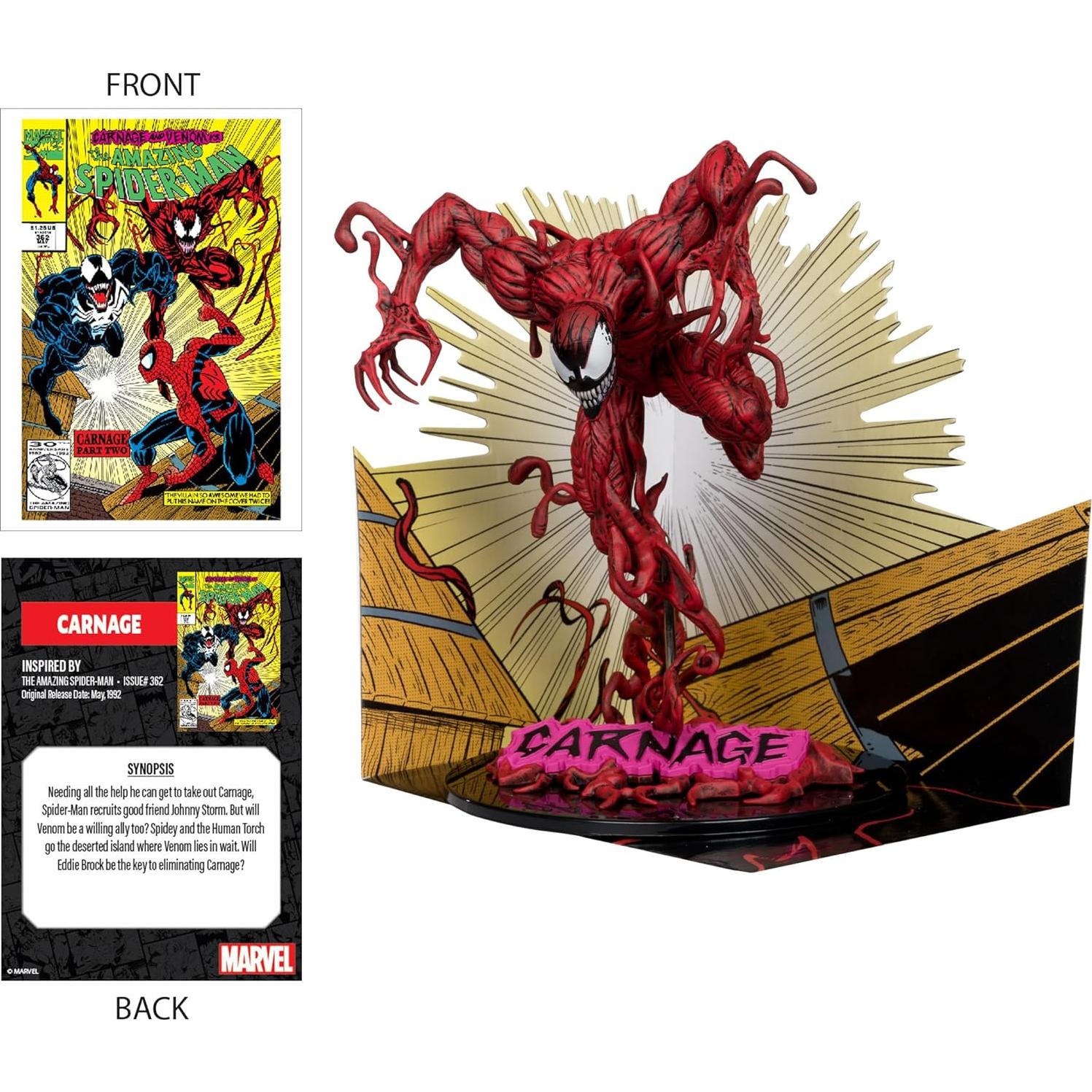 Figura Coleccionable McFarlane Toys Carnage 1:10 Escala