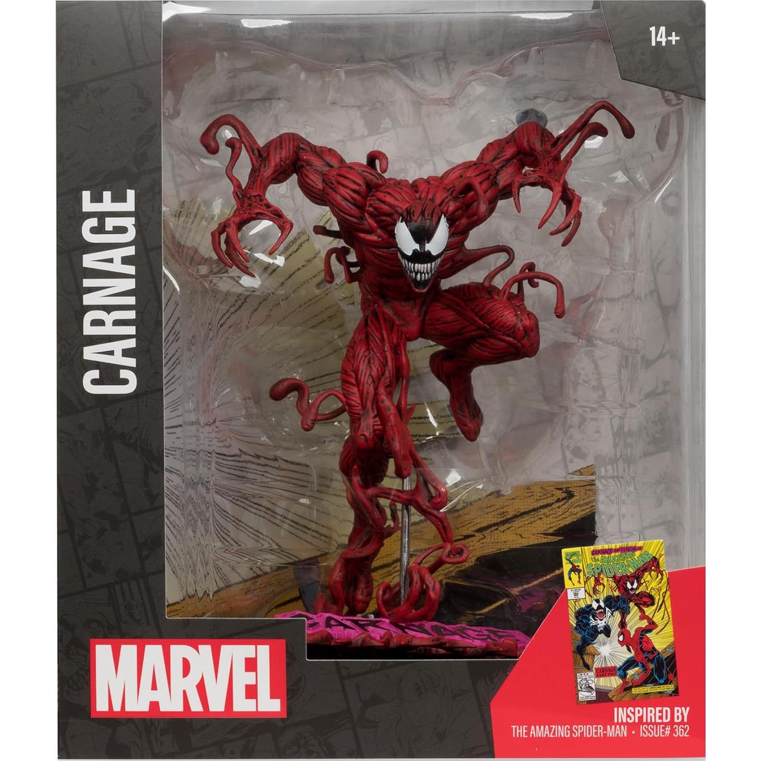 Figura Coleccionable McFarlane Toys Carnage 1:10 Escala