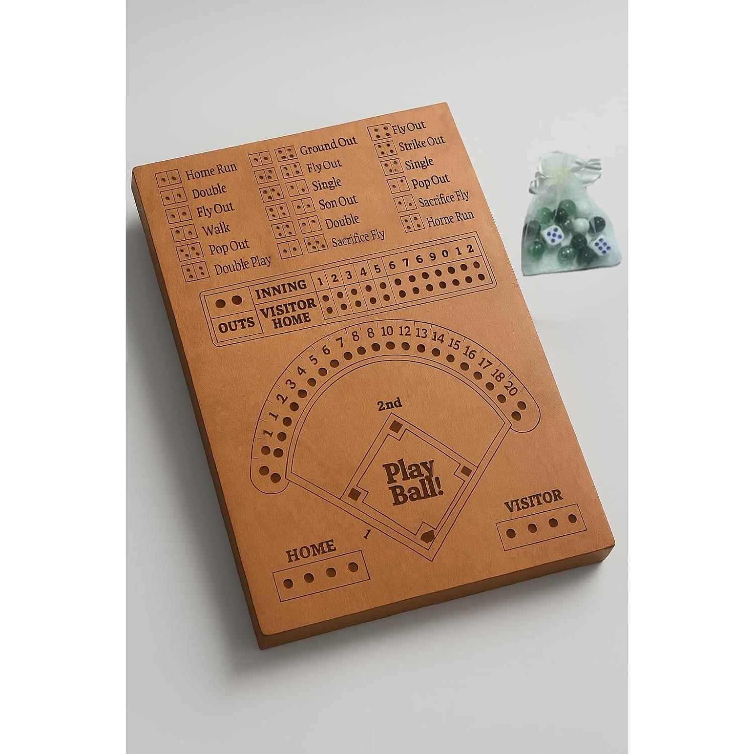 Juego de Mesa de Béisbol Kocak Gold con Dados y Canicas