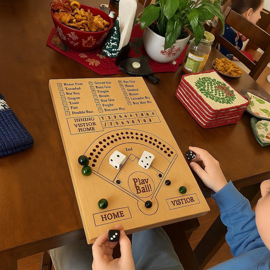 Juego de Mesa de Béisbol Kocak Gold con Dados y Canicas