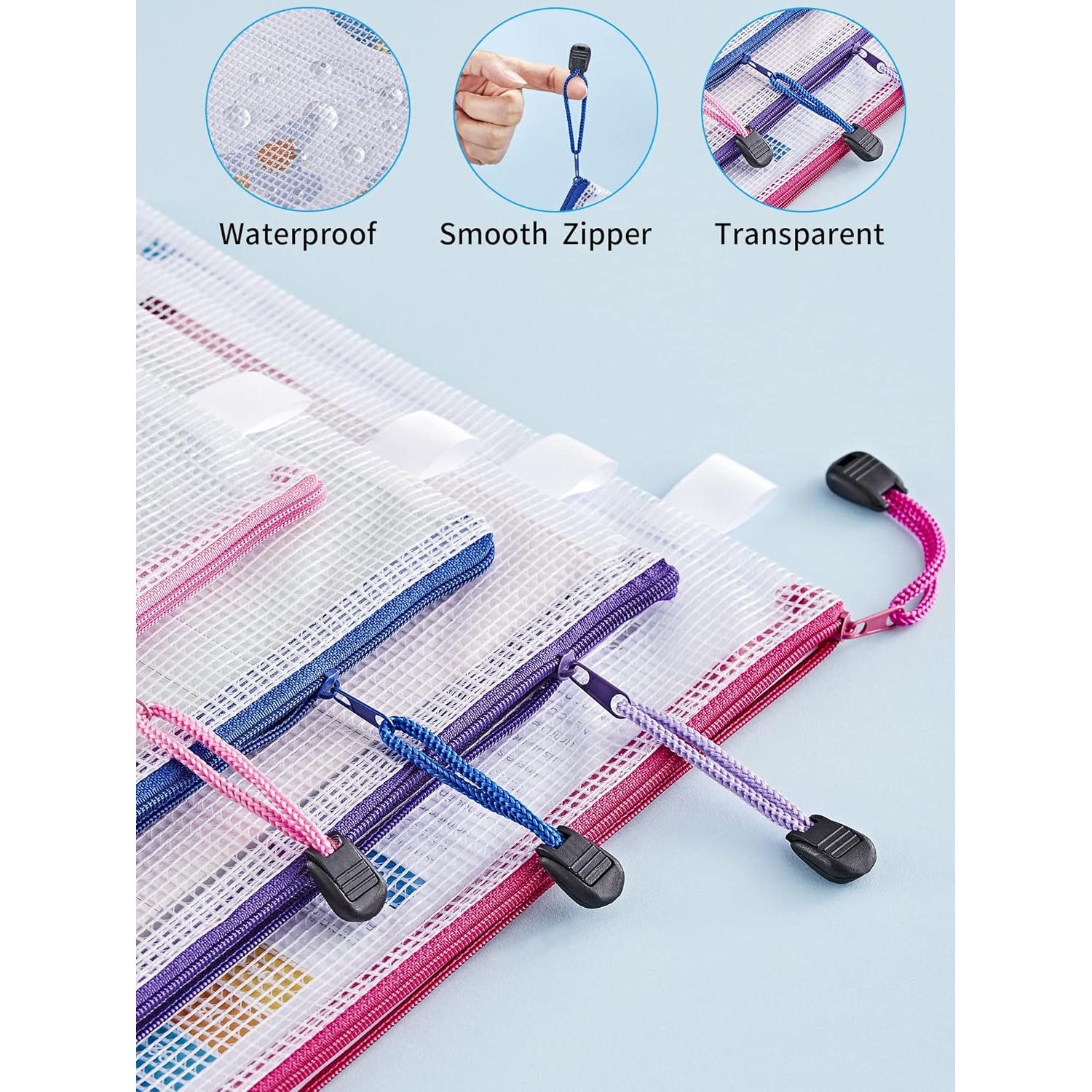 Bolsas de Malla con Cierre JARLINK 72 Piezas Multicolor