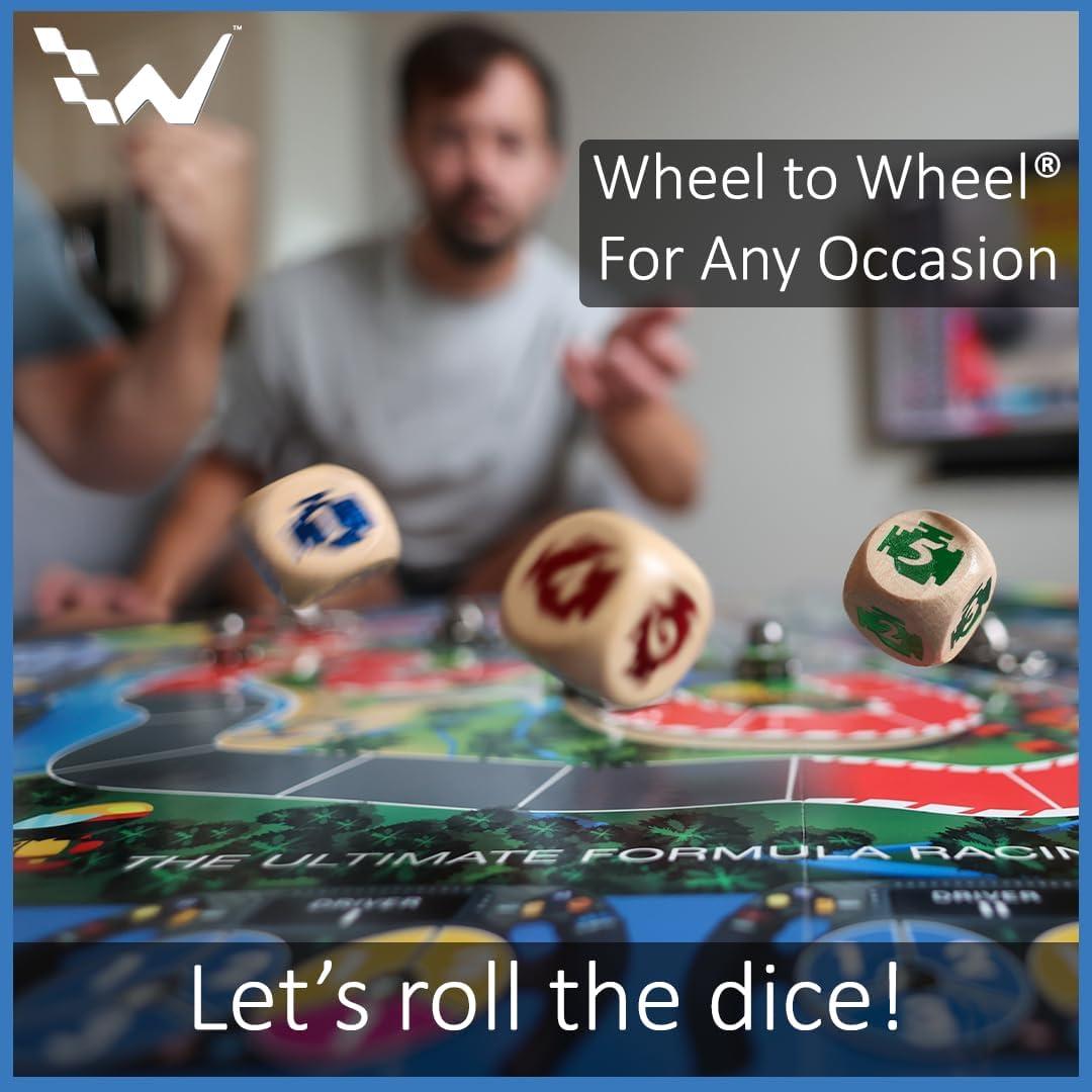 Juego de Mesa de Carreras de Fórmula Wheel To Wheel - 6 Jugadores