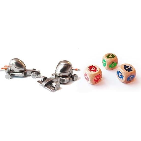 Juego de Mesa de Carreras de Fórmula Wheel To Wheel - 6 Jugadores