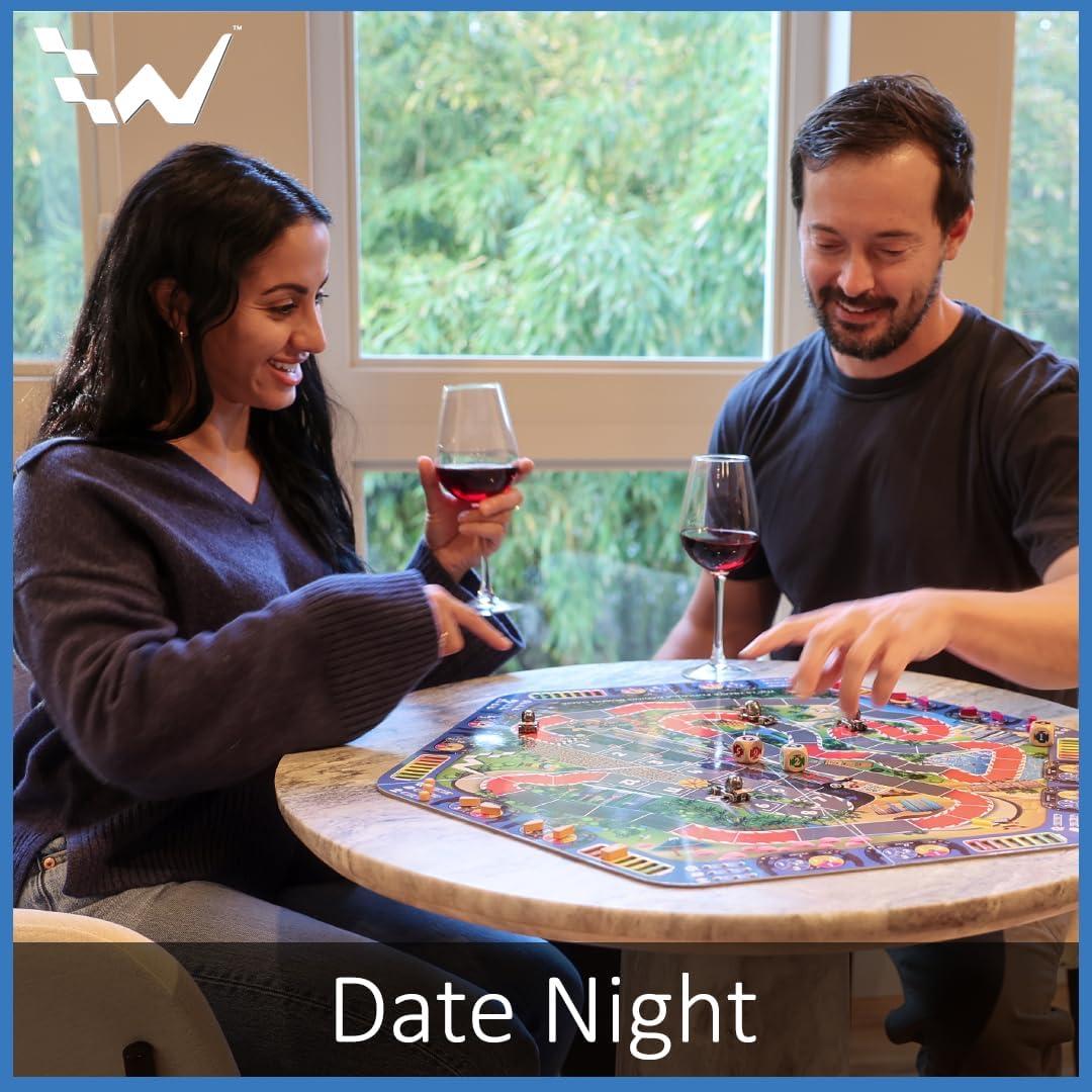 Juego de Mesa de Carreras de Fórmula Wheel To Wheel - 6 Jugadores