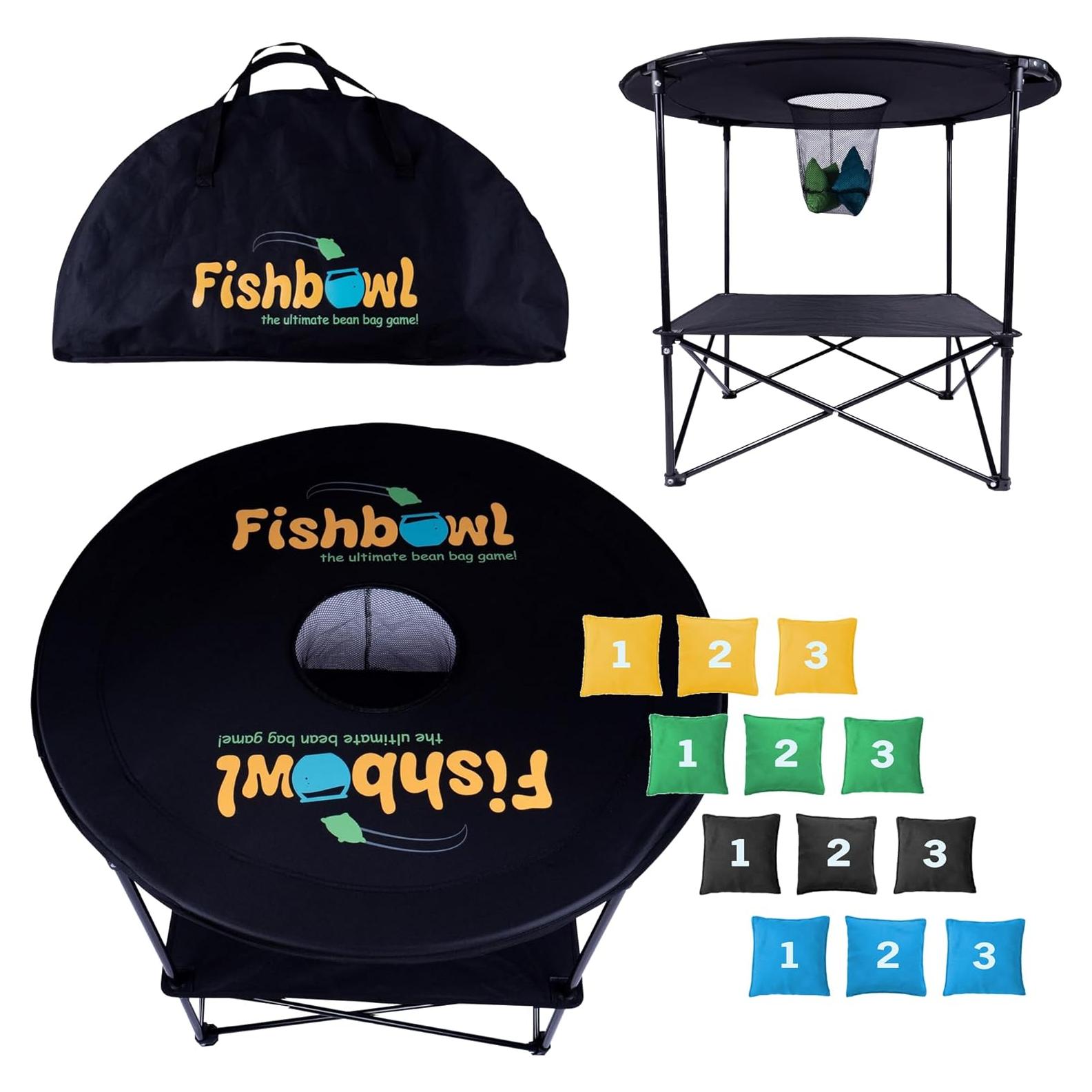 Juego de Lanzamiento de Bolsas Fishbowl USA - Portátil y Plegable
