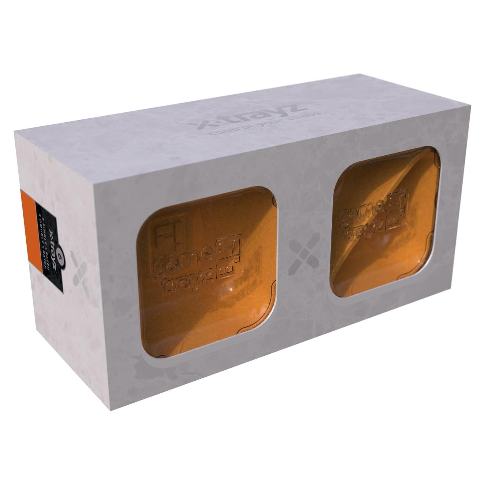 Bandejas de Almacenamiento para Juegos X-Trayz - 6 Unidades Naranja