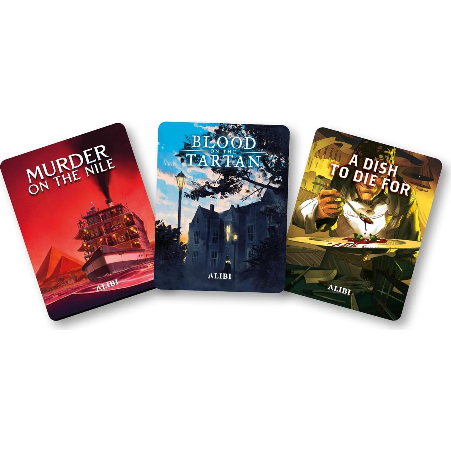 Juego de mesa Alibi DV Games - Misterio de asesinato 5-6 jugadores