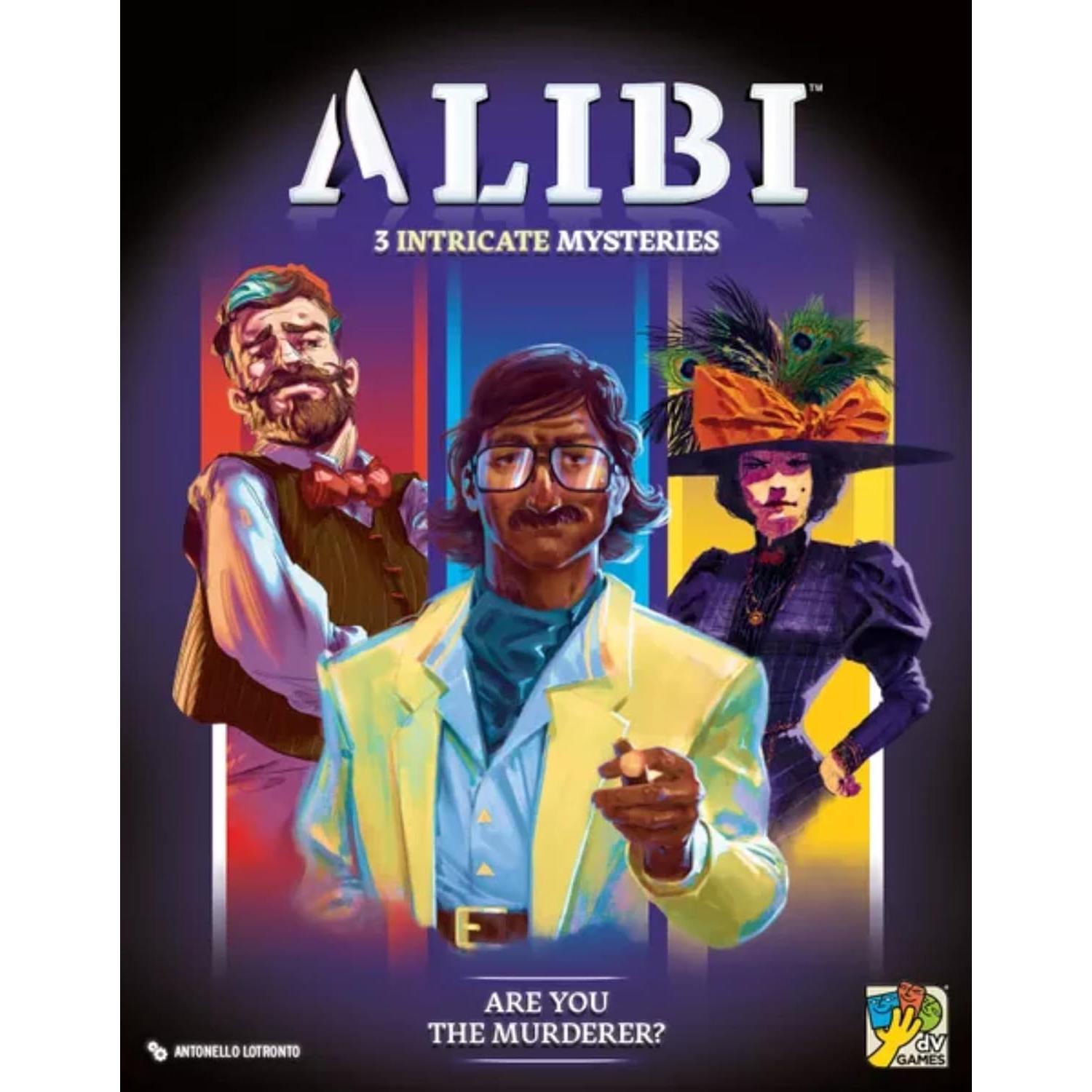 Juego de mesa Alibi DV Games - Misterio de asesinato 5-6 jugadores