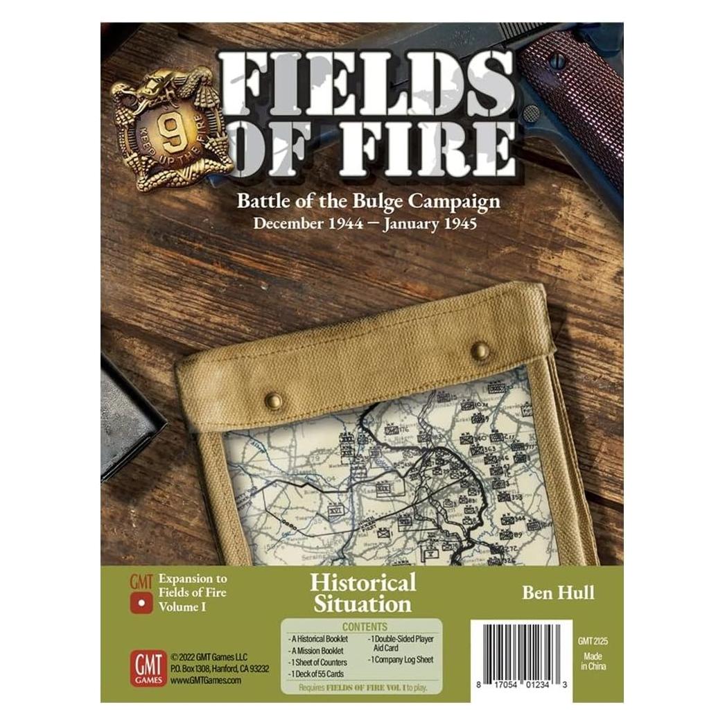 Kit de Expansión Batalla de las Ardenas GMT para Campos de Fuego