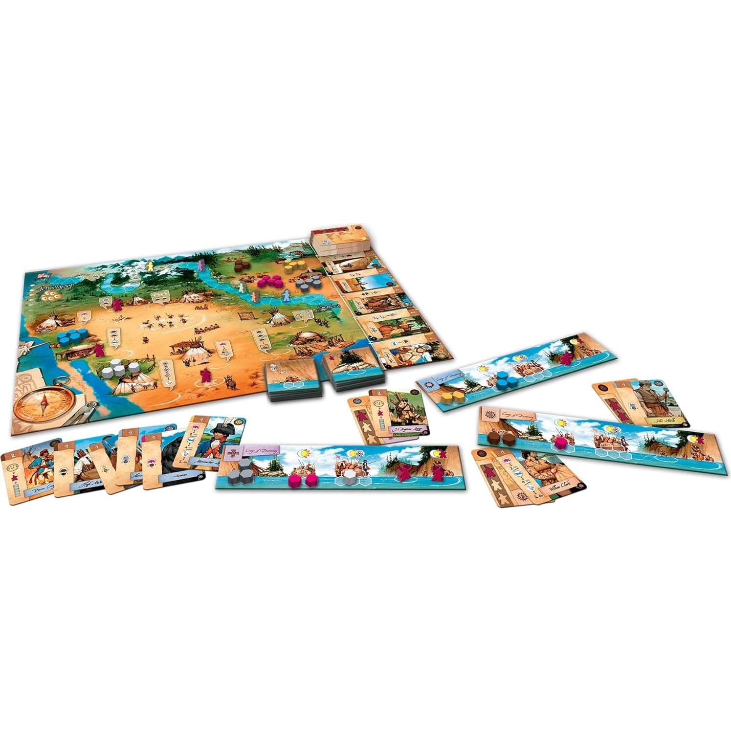 Juego de Mesa Lewis & Clark Segunda Edición - Ludonaute, 1-5 Jugadores, 120 Min