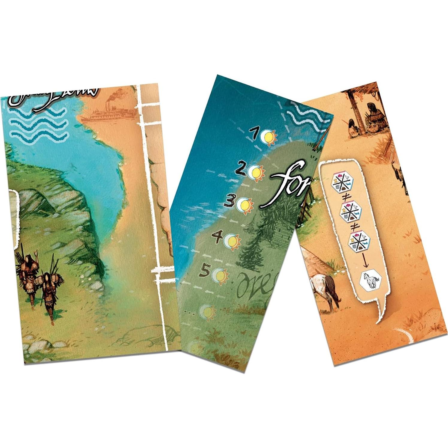 Juego de Mesa Lewis & Clark Segunda Edición - Ludonaute, 1-5 Jugadores, 120 Min