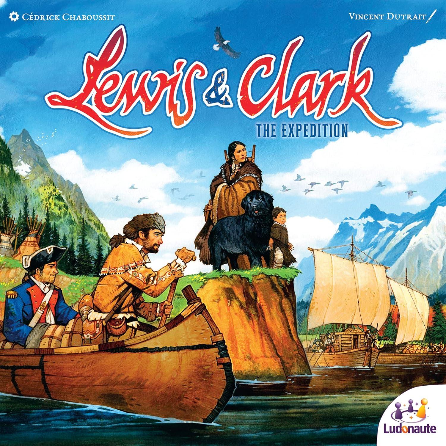 Juego de Mesa Lewis & Clark Segunda Edición - Ludonaute, 1-5 Jugadores, 120 Min