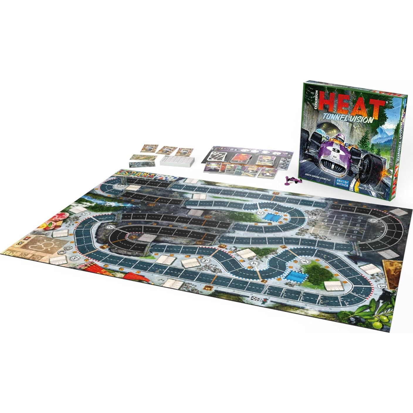 Expansión Heat: Tunnel Vision Asmodee - Nuevas Pistas y Módulo