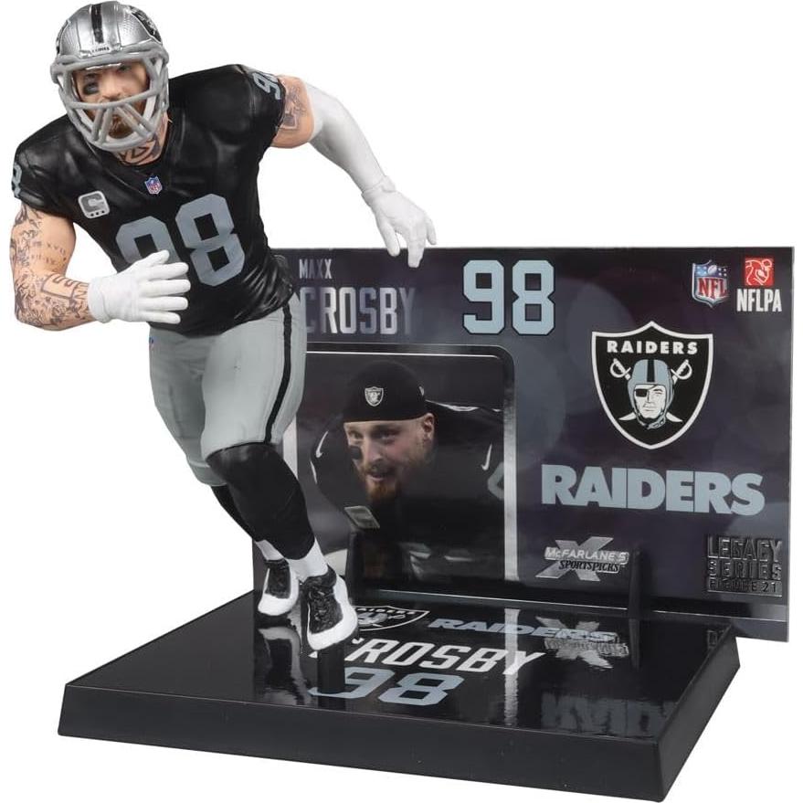 Figura articulada Maxx Crosby 17.78 cm McFarlane NFL Raiders