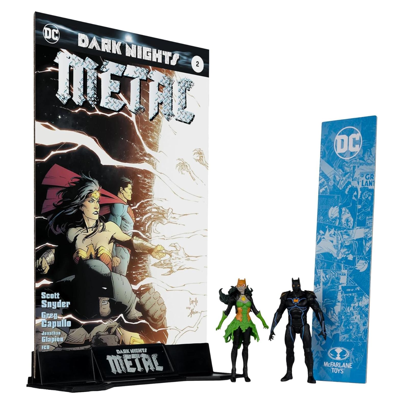 Figuras McFarlane Toys DC Page Punchers Batman 3" 2pk