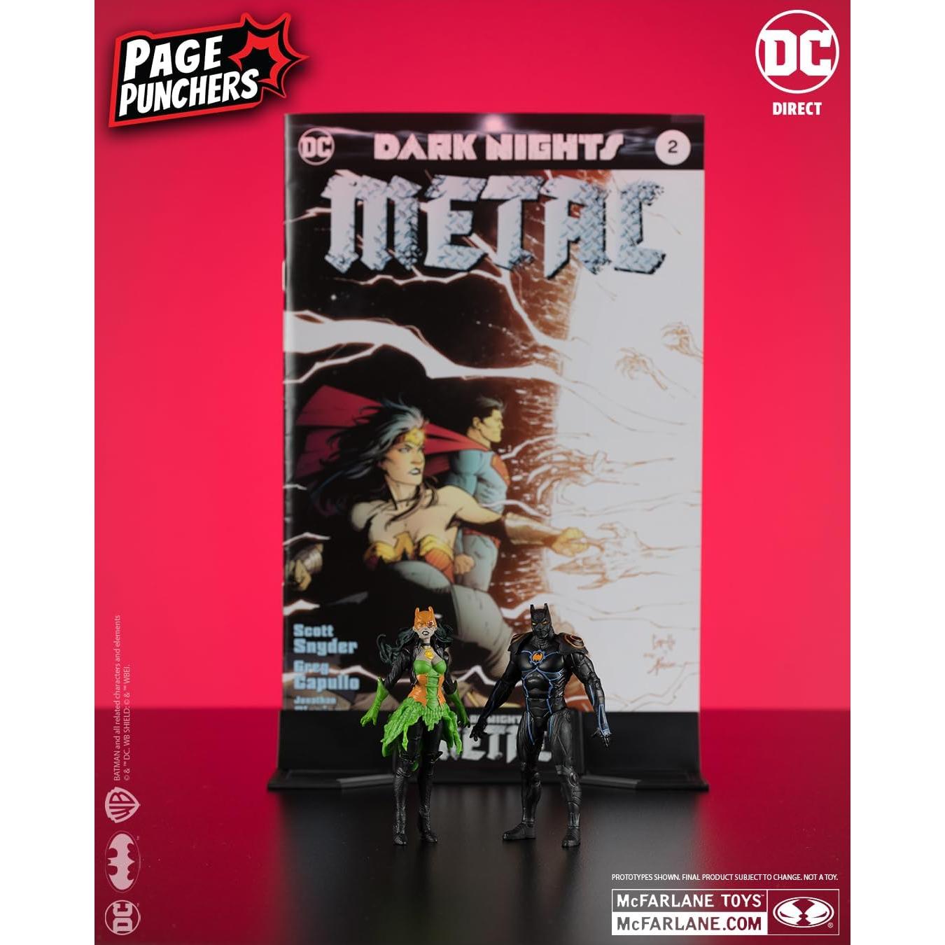 Figuras McFarlane Toys DC Page Punchers Batman 3" 2pk