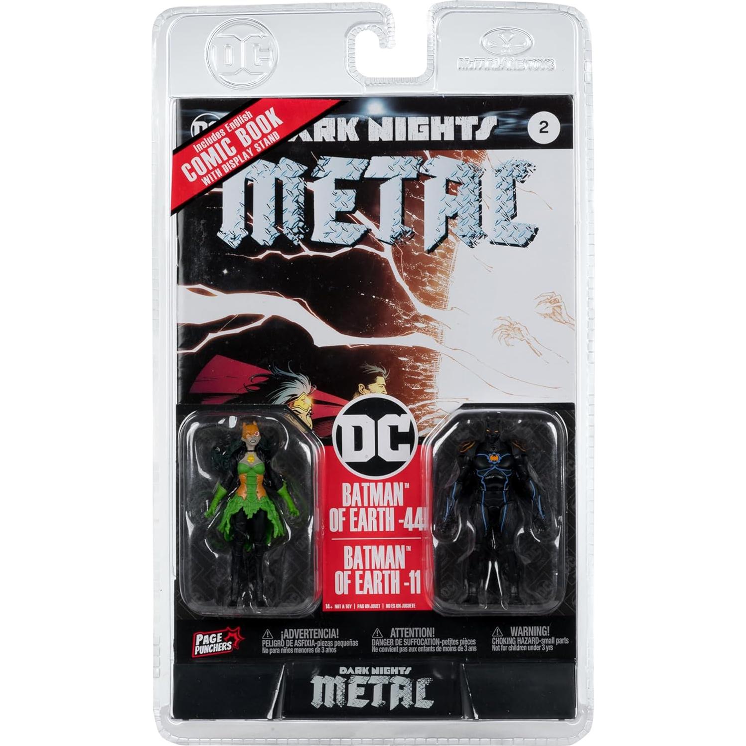 Figuras McFarlane Toys DC Page Punchers Batman 3" 2pk