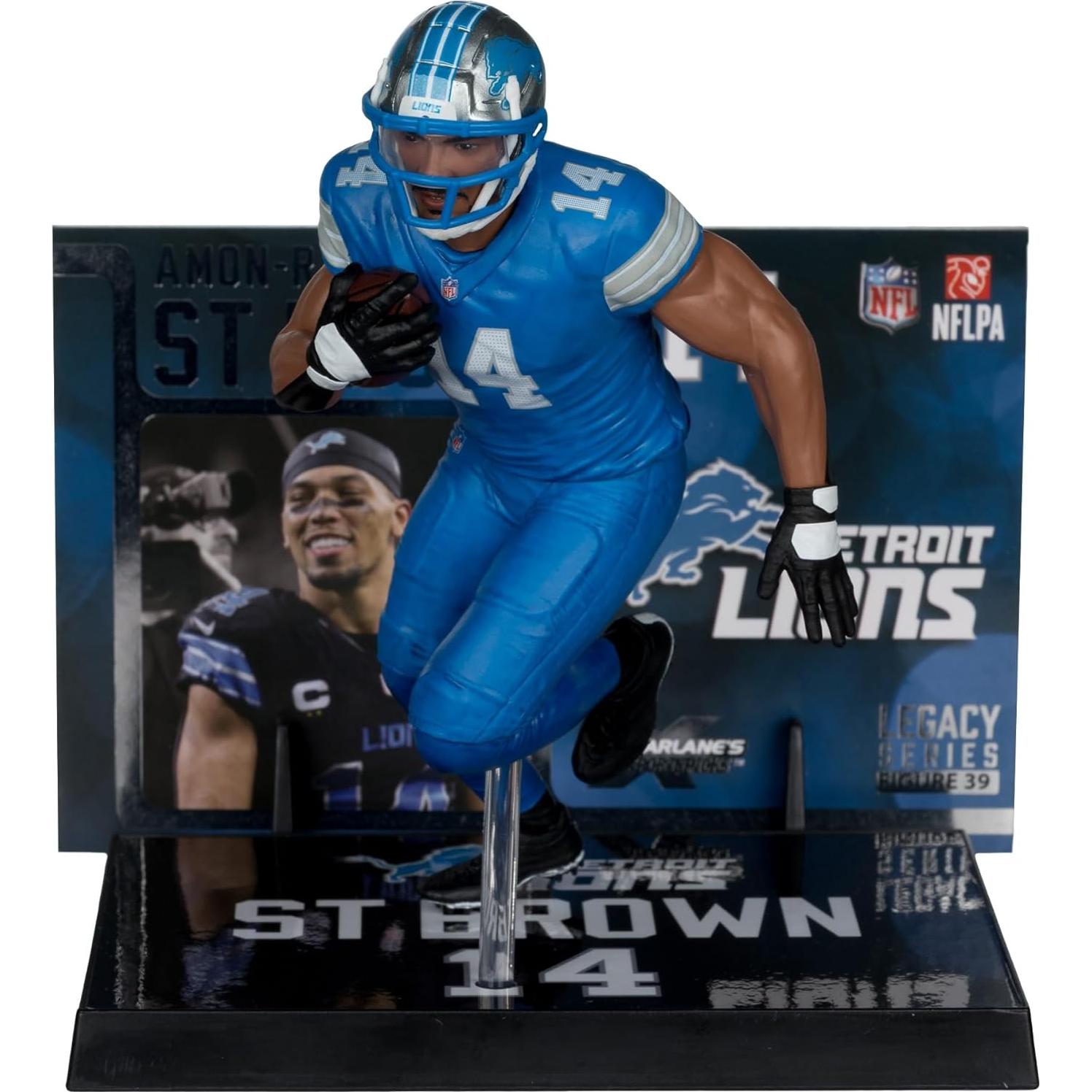 Figura NFL Amon-Ra St. Brown McFarlane 22.86 cm Leones de Detroit