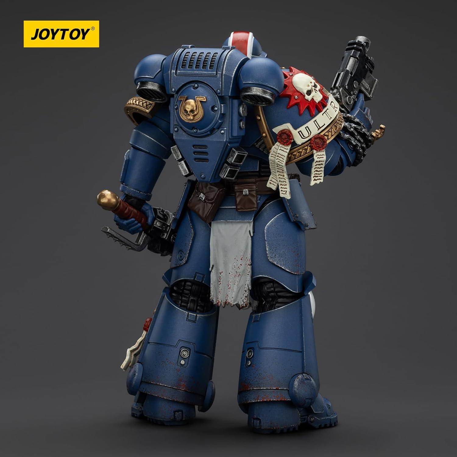 Figura de Acción JOYTOY Warhammer 40k Teniente Ultramarines 1:18