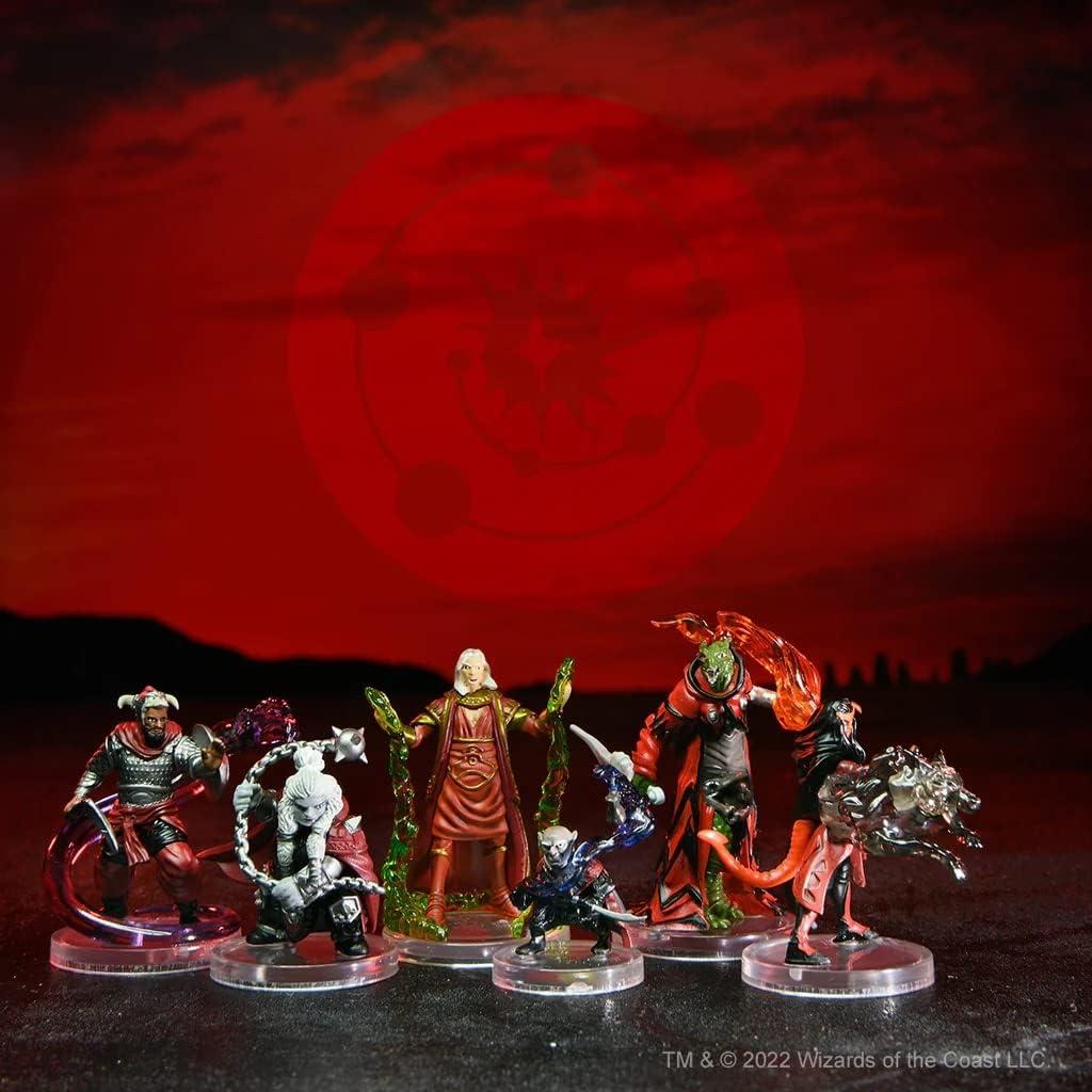 Paquete de Facción Magos Rojos D&D Onslaught - 6 Miniaturas
