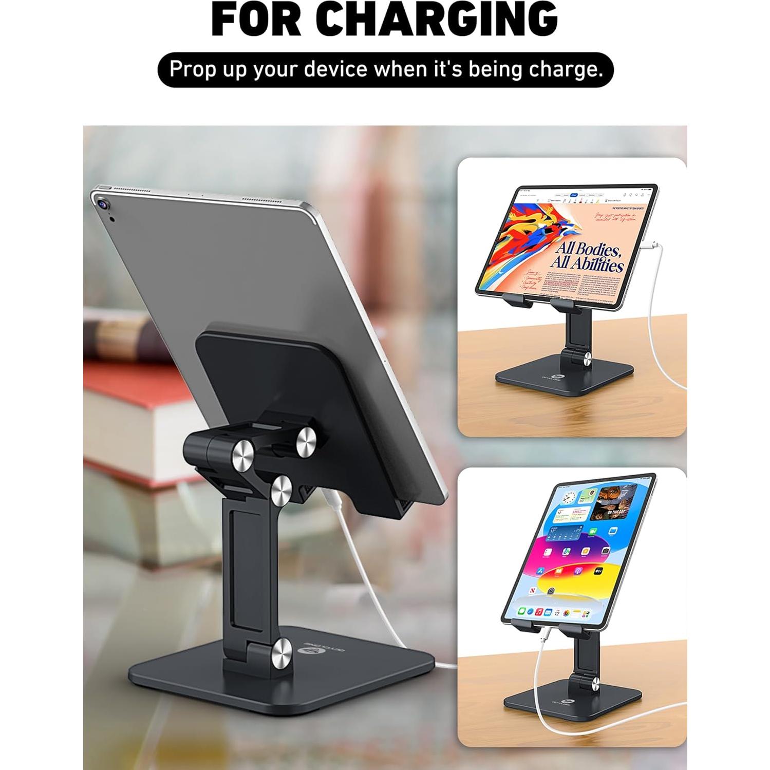 Soporte para Tableta OCYCLONE TAB-STA-BLACK Ajustable 15.6"