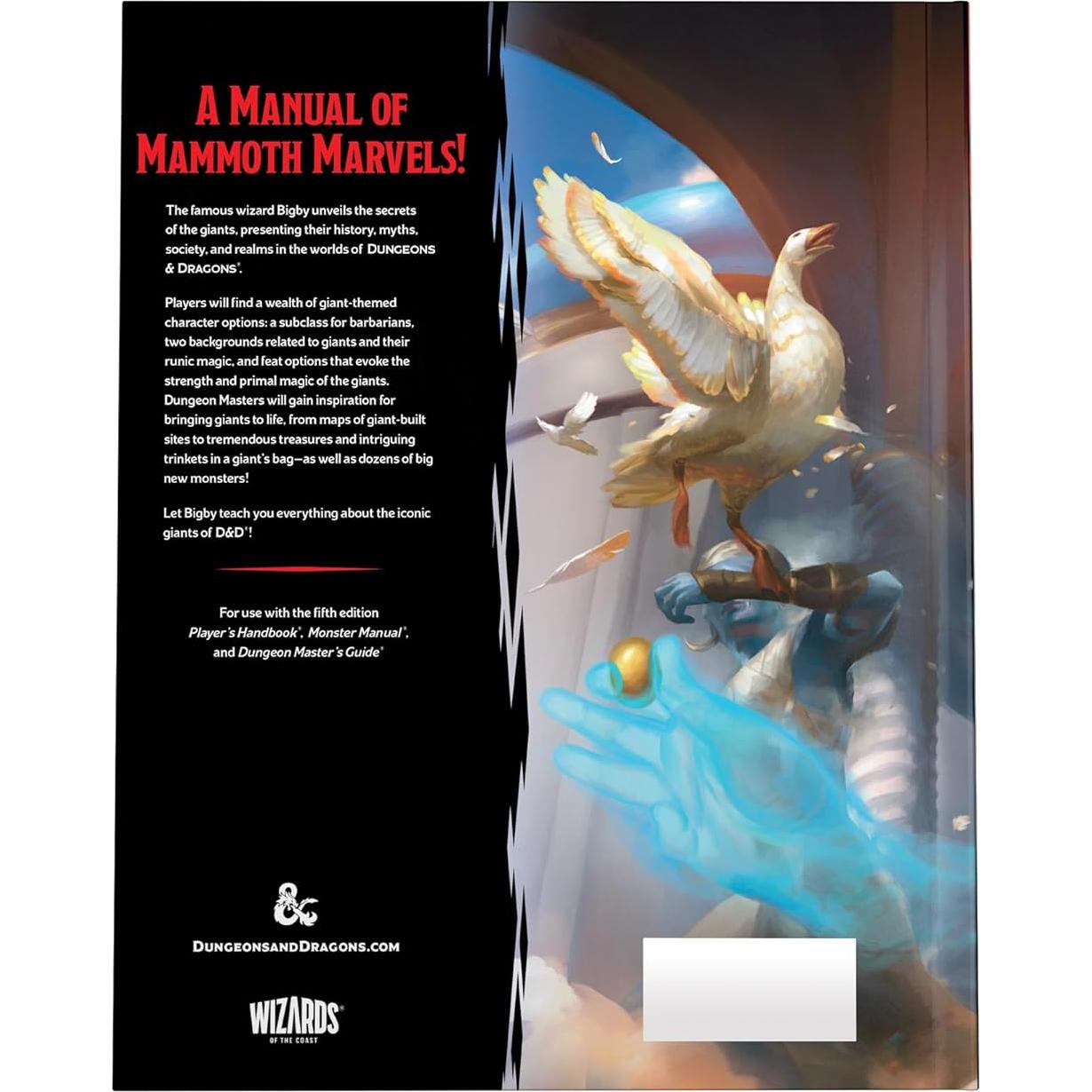 Dungeons & Dragons Bigby: Libro de Expansión Gigantes