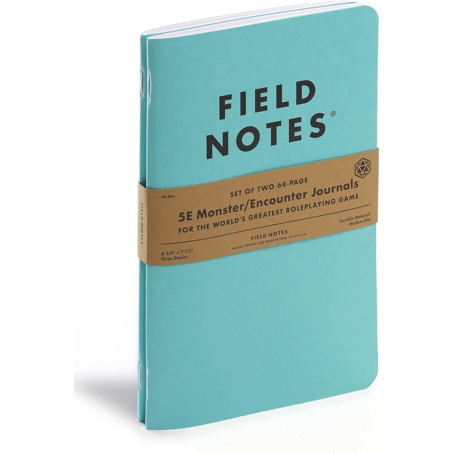 Diario de Monstruos y Encuentros 5E Notas de Campo - Paquete de 2